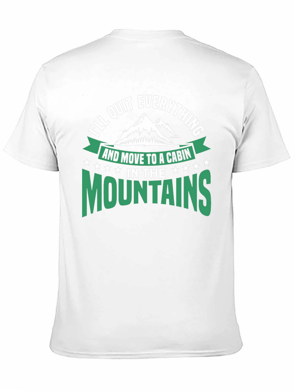 Cabin in the Mountains Graphic T-Shirt