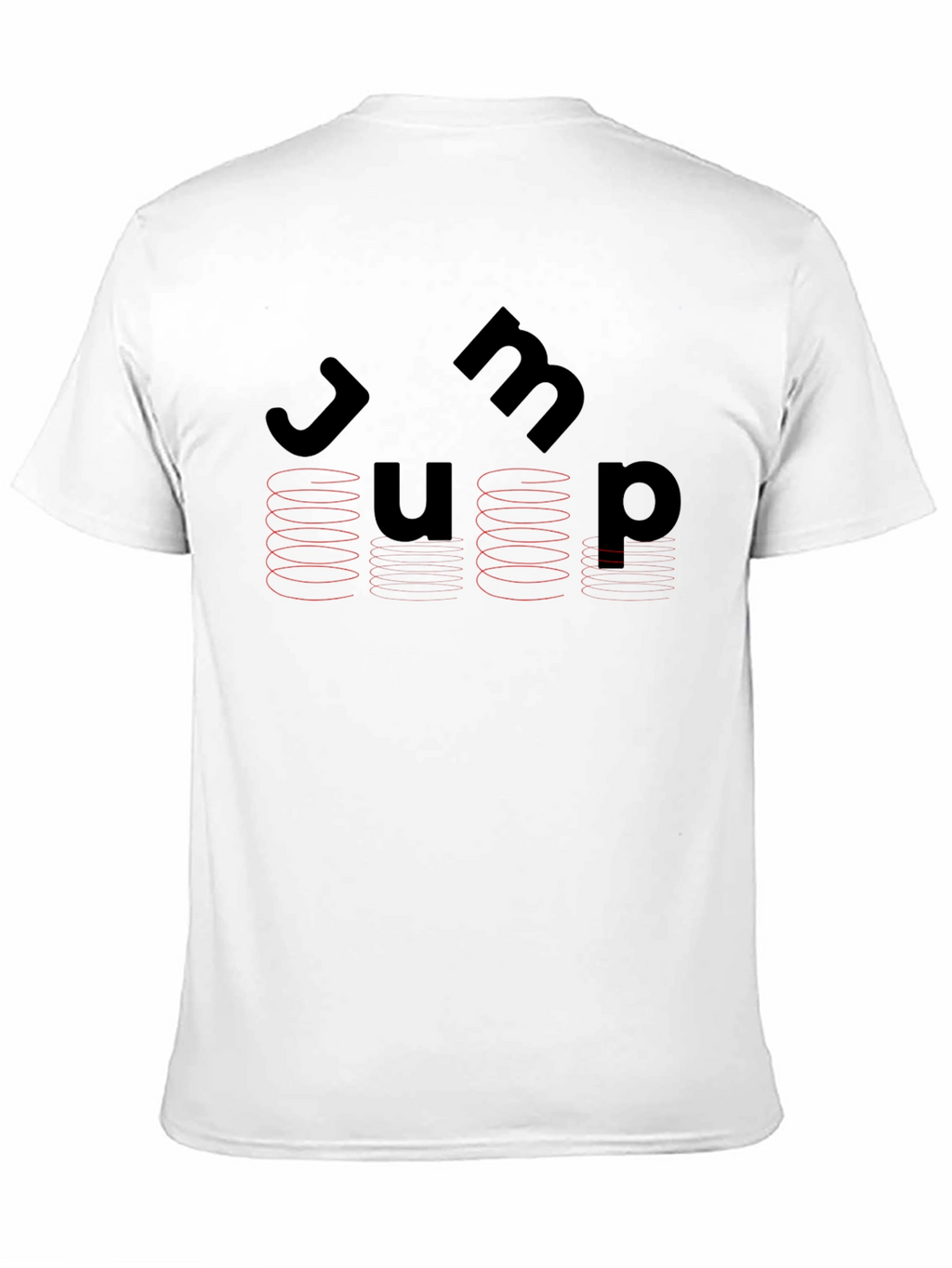 Jump Graphic Tee - Black Novelty T-Shirt