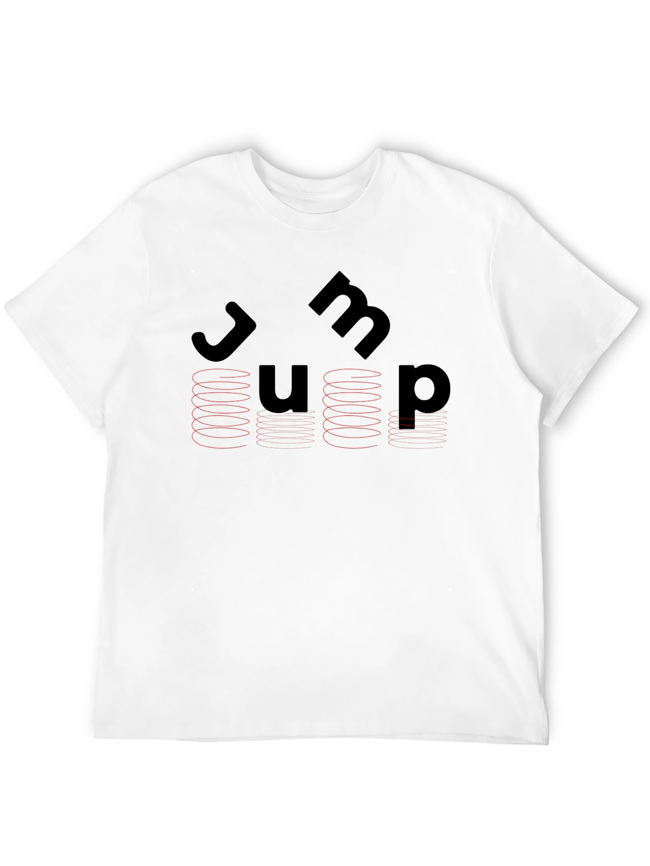 Jump Graphic Tee - Black Novelty T-Shirt