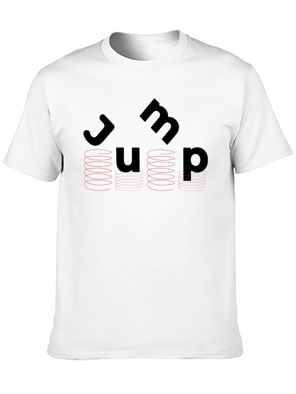 Jump Graphic Tee - Black Novelty T-Shirt