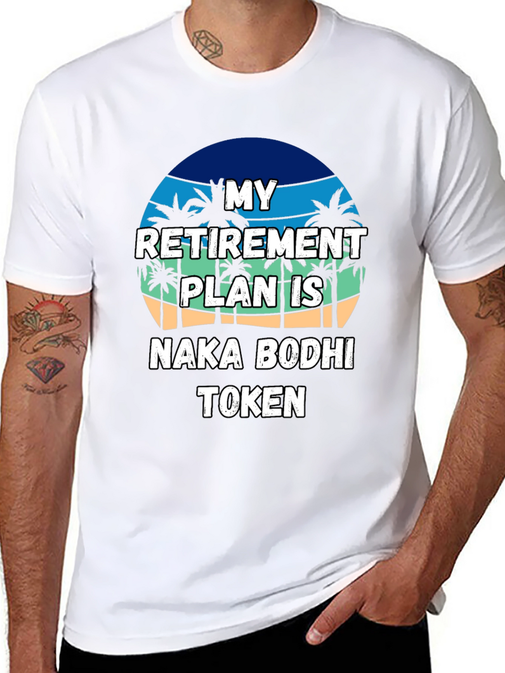 Naka Bodhi Token Retirement Plan Graphic Tee