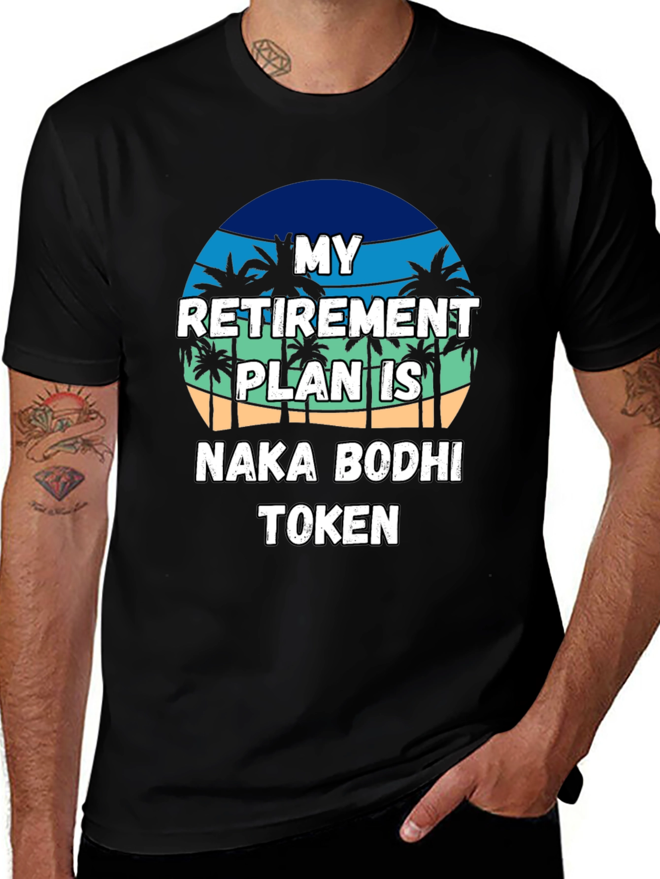Naka Bodhi Token Retirement Plan Graphic Tee