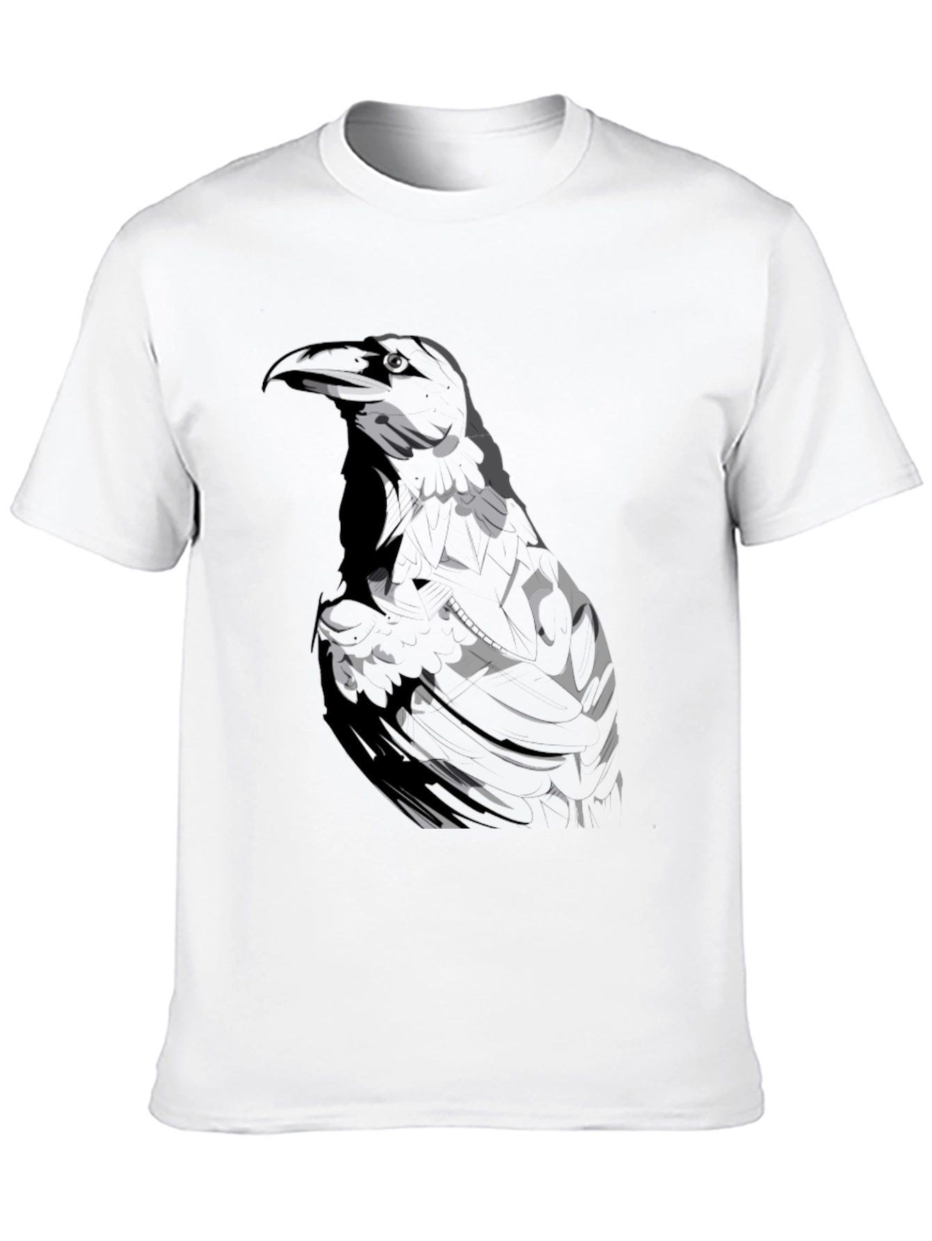 Raven Graphic Black T-Shirt