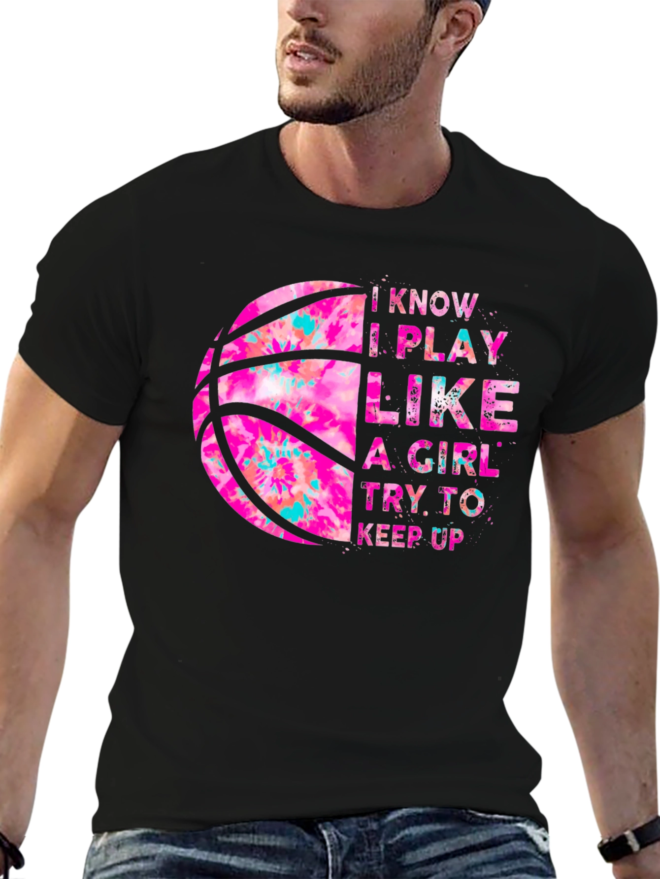I Play Like a Girl Basketball T-Shirt