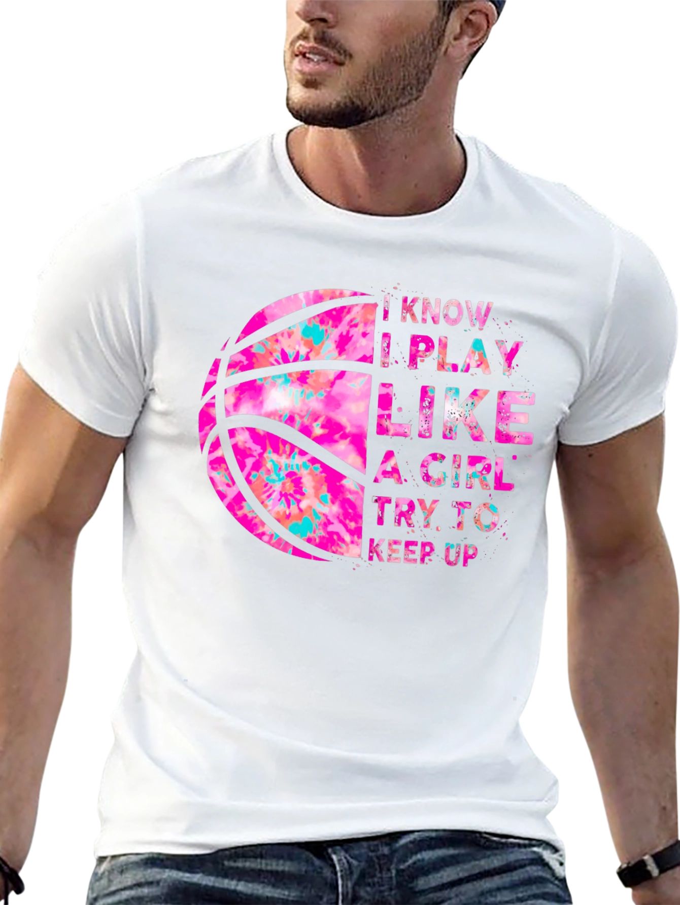 I Play Like a Girl Basketball T-Shirt