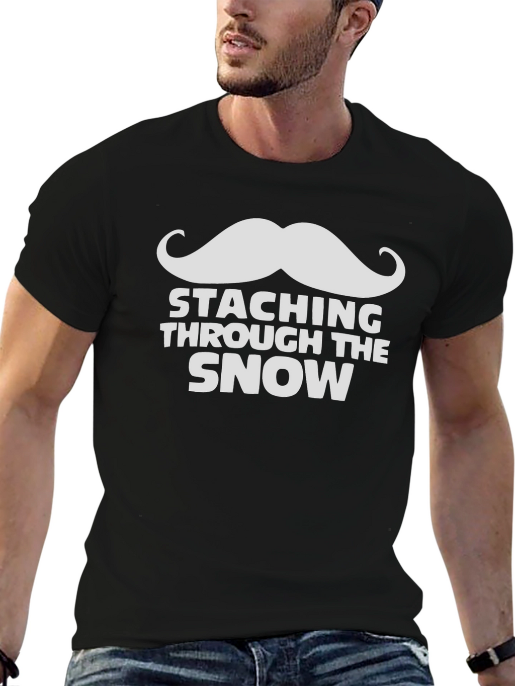 Staching Through the Snow Holiday T-Shirt