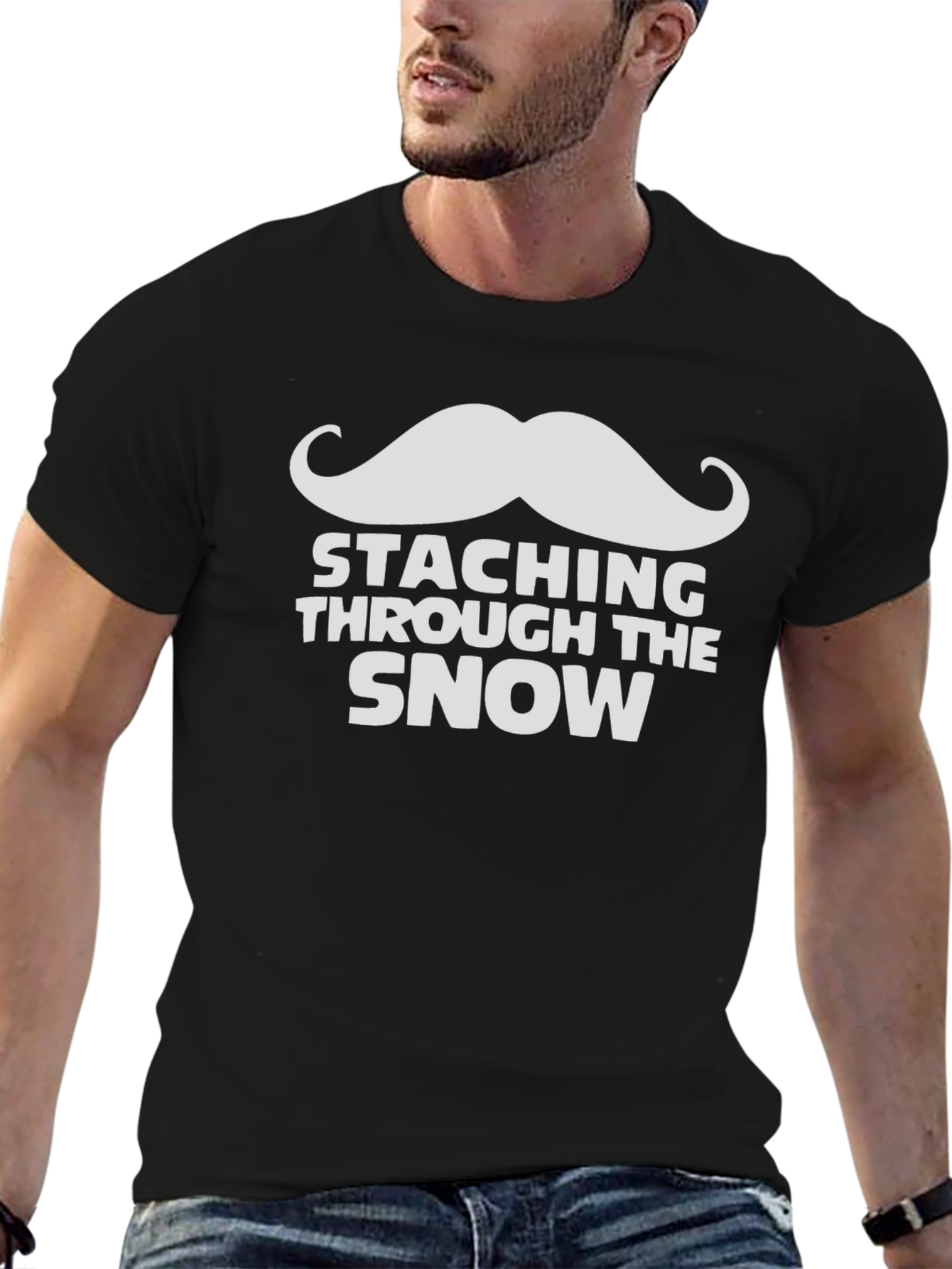 Staching Through the Snow Holiday T-Shirt
