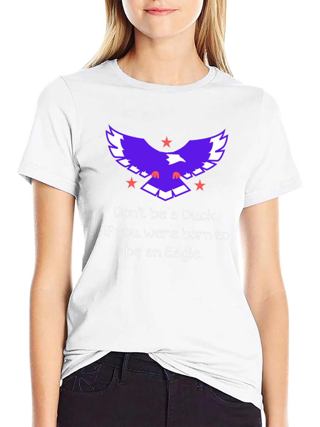 Eagle Motivational Graphic T-Shirt