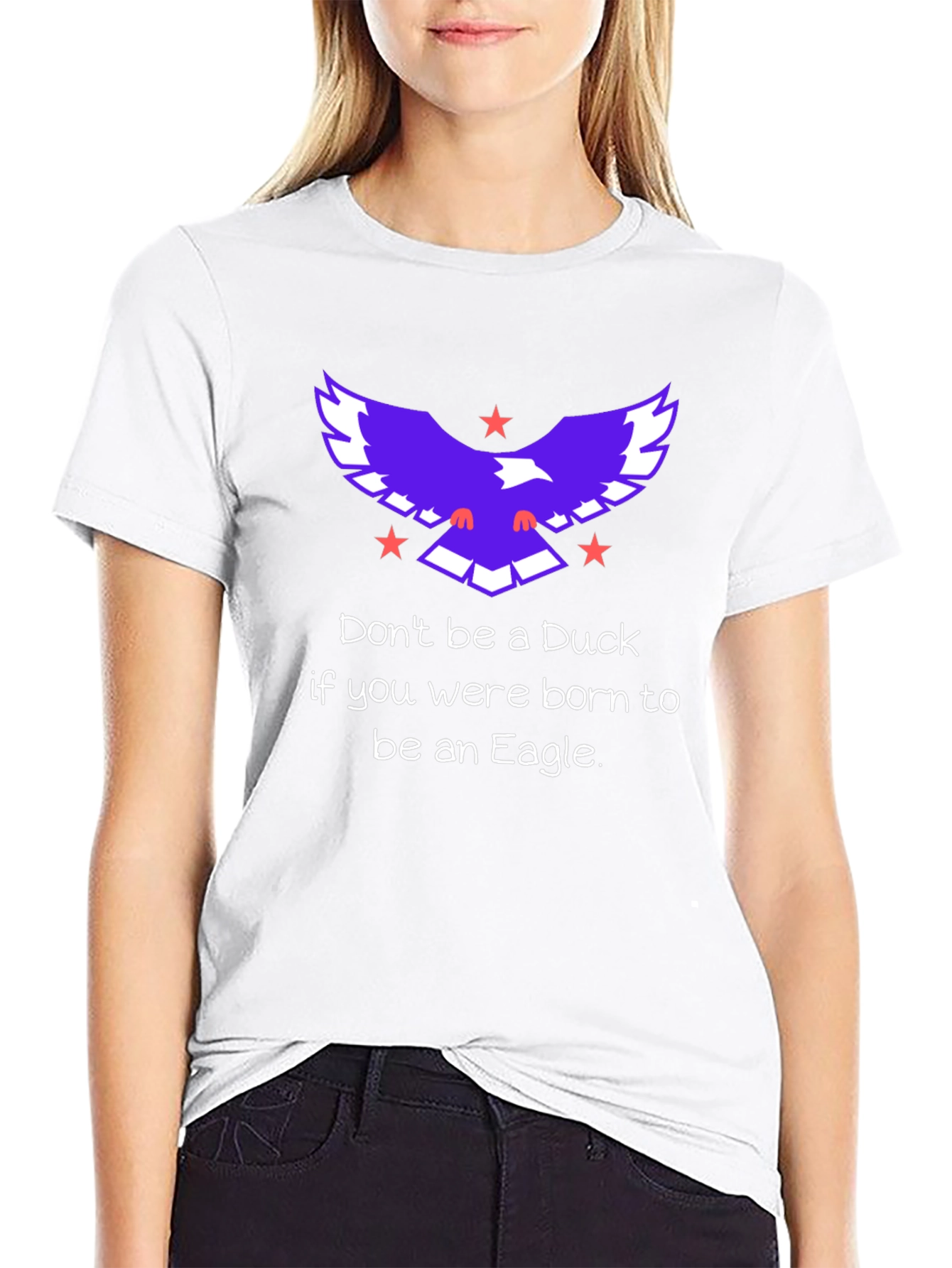 Eagle Motivational Graphic T-Shirt