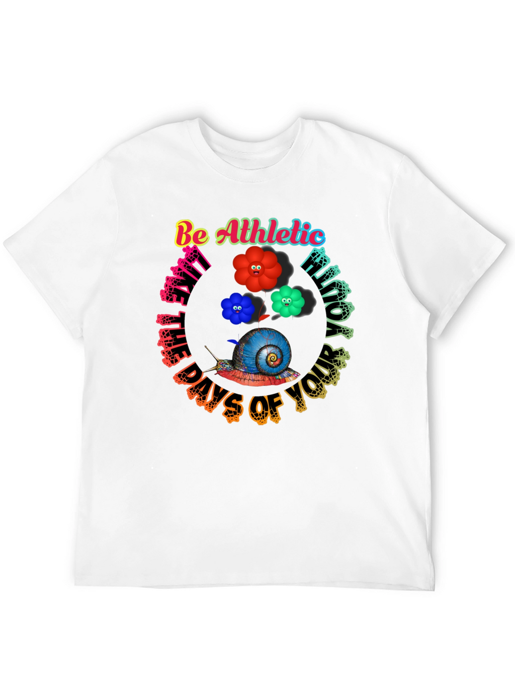 Be Athletic Snail Graphic Tee