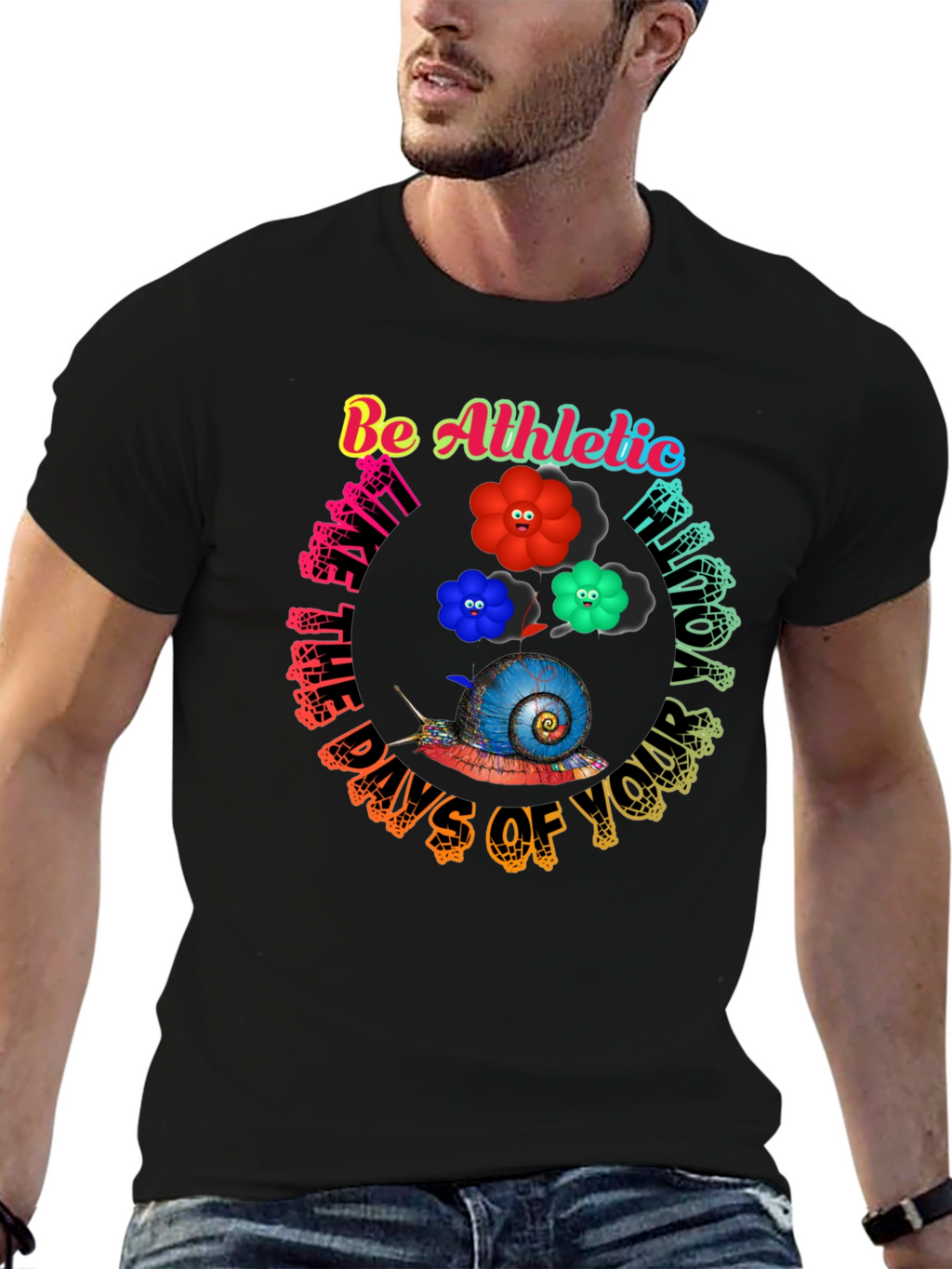 Be Athletic Snail Graphic Tee