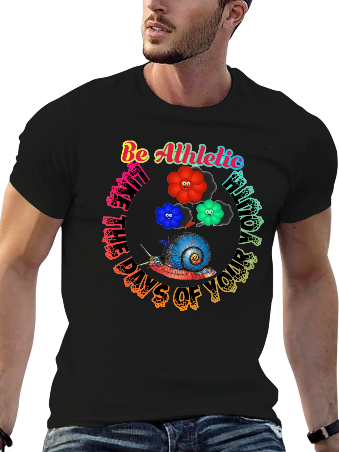 Be Athletic Snail Graphic Tee