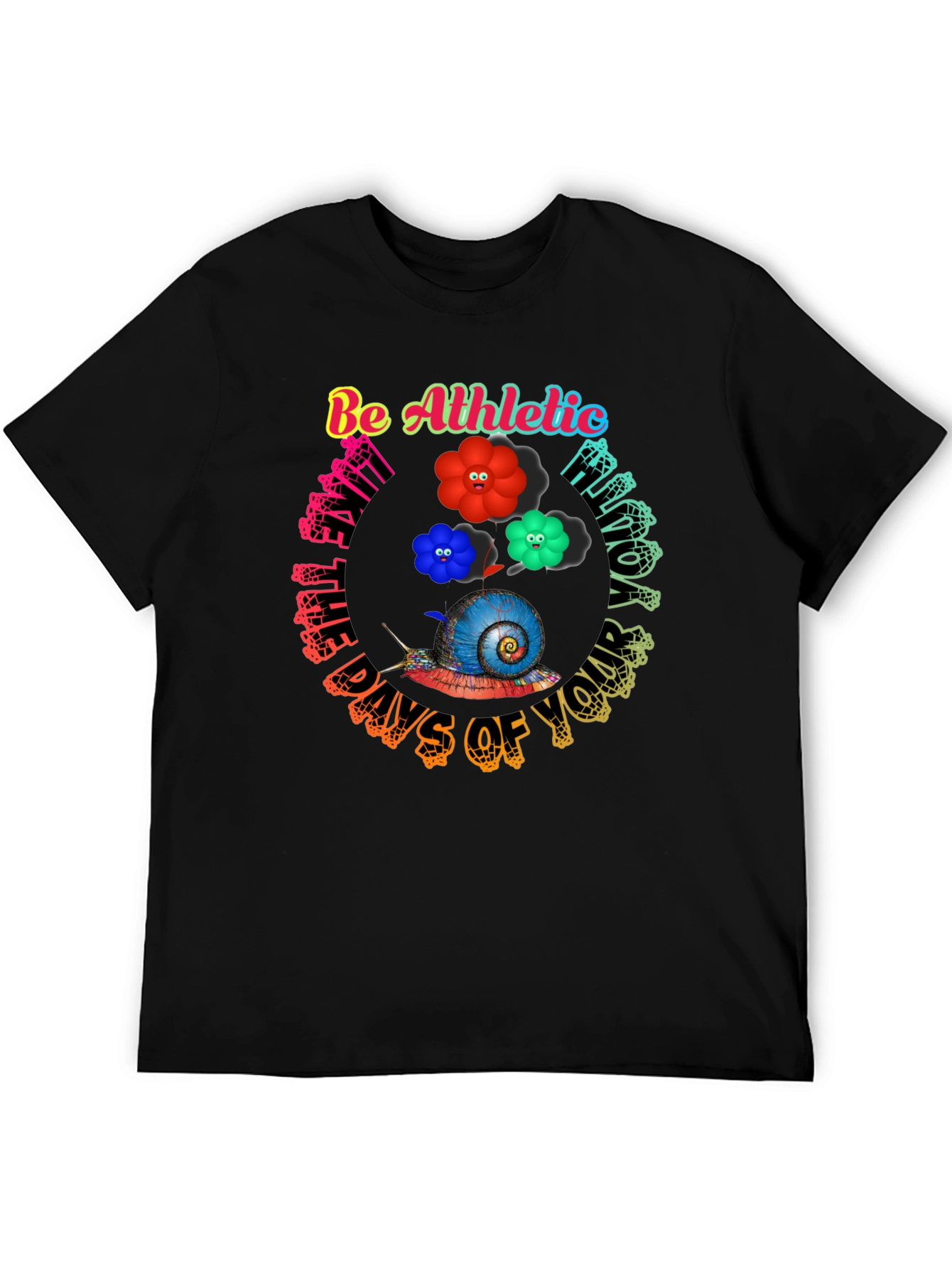 Be Athletic Snail Graphic Tee