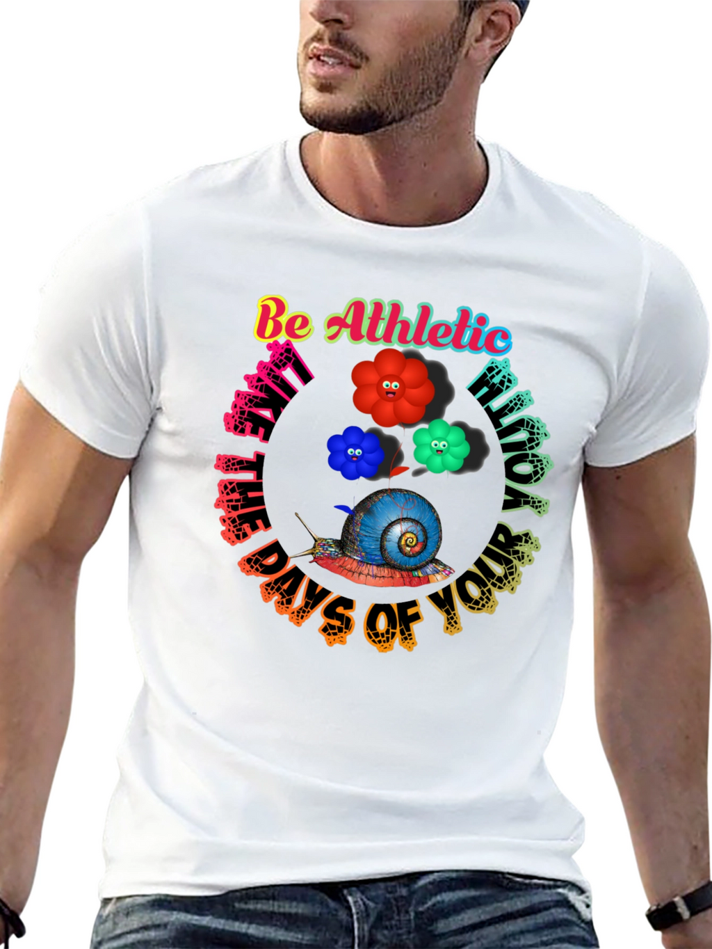Be Athletic Snail Graphic Tee