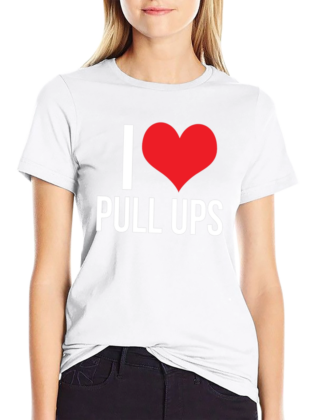 I Love Pull Ups Black T-Shirt
