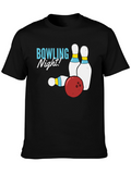 Bowling Night Graphic T-Shirt