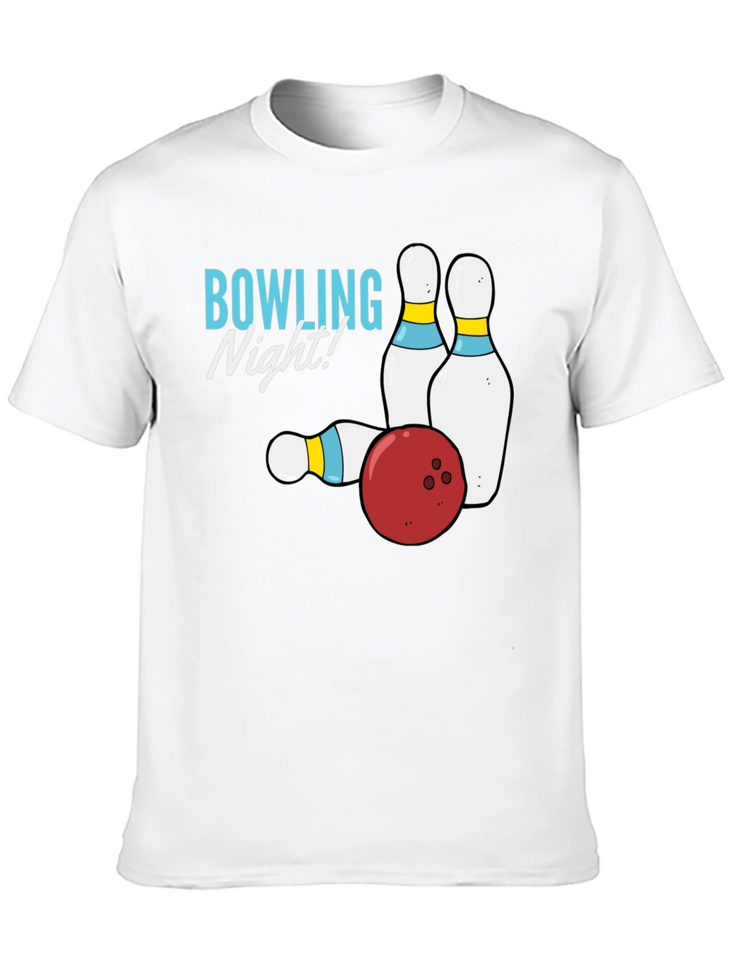 Bowling Night Graphic T-Shirt