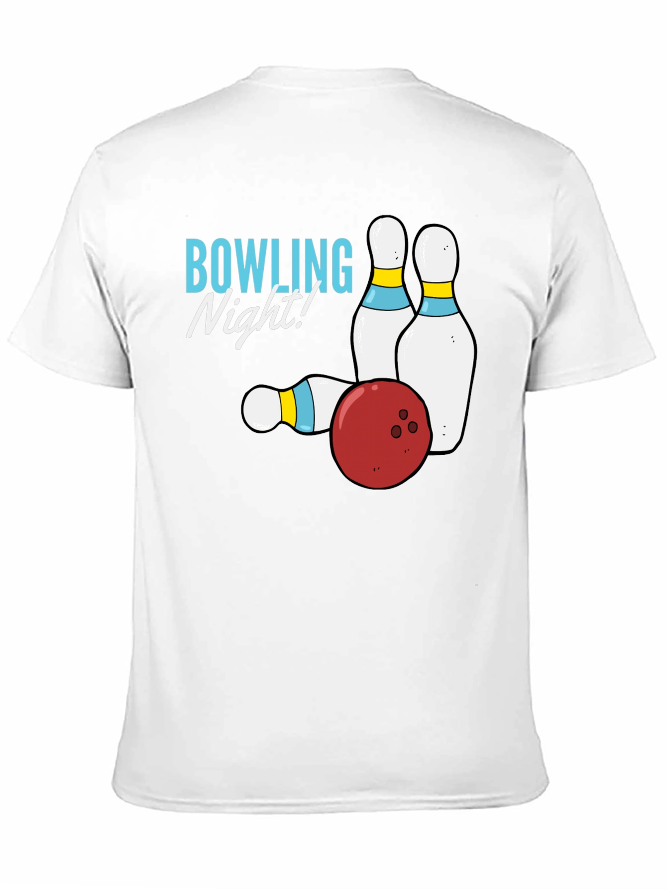 Bowling Night Graphic T-Shirt