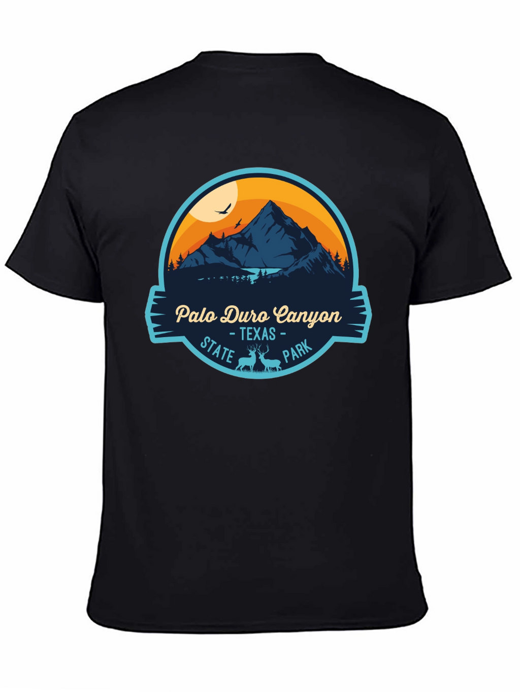 Palo Duro Canyon Texas State Park Black T-Shirt