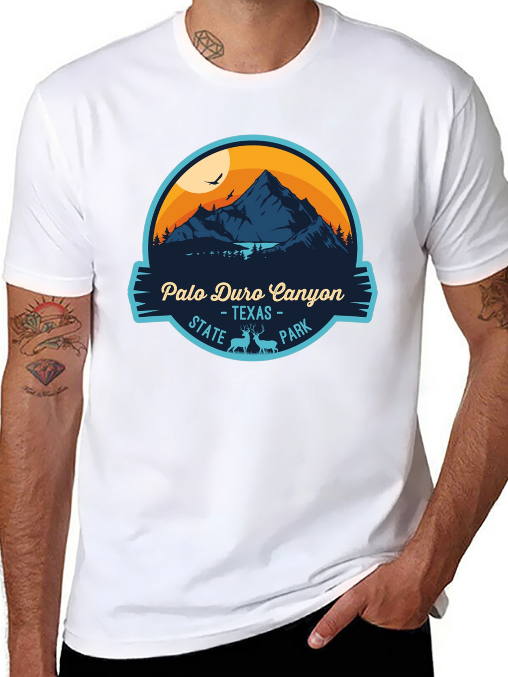 Palo Duro Canyon Texas State Park Black T-Shirt
