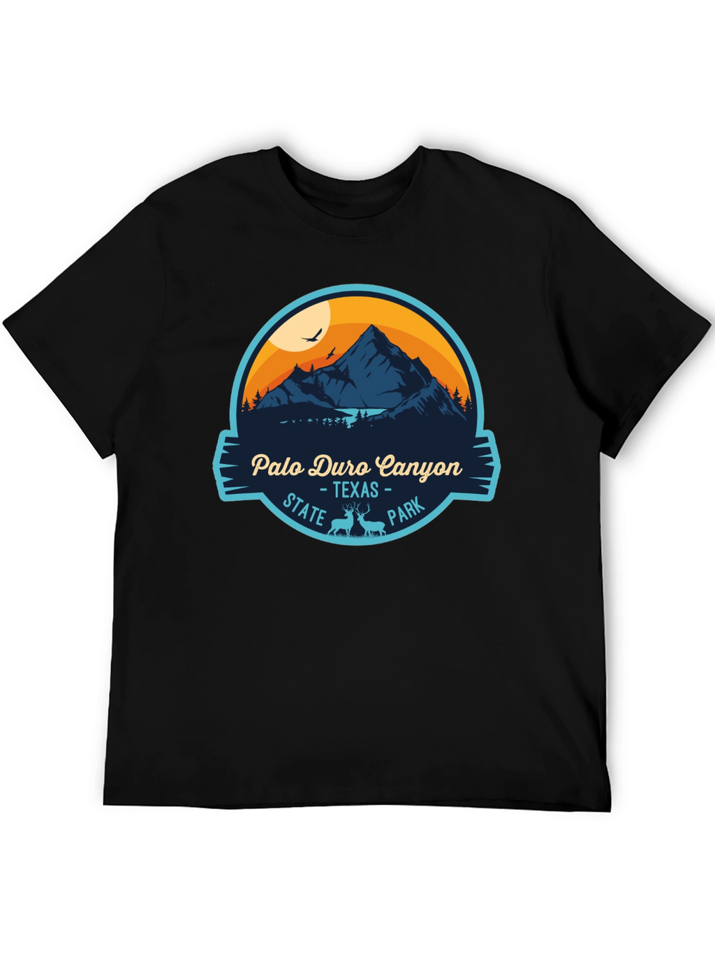 Palo Duro Canyon Texas State Park Black T-Shirt