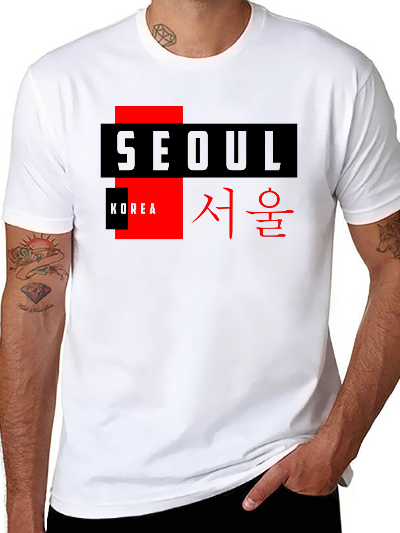Seoul Korea Graphic Tee - Stylish City T-Shirt