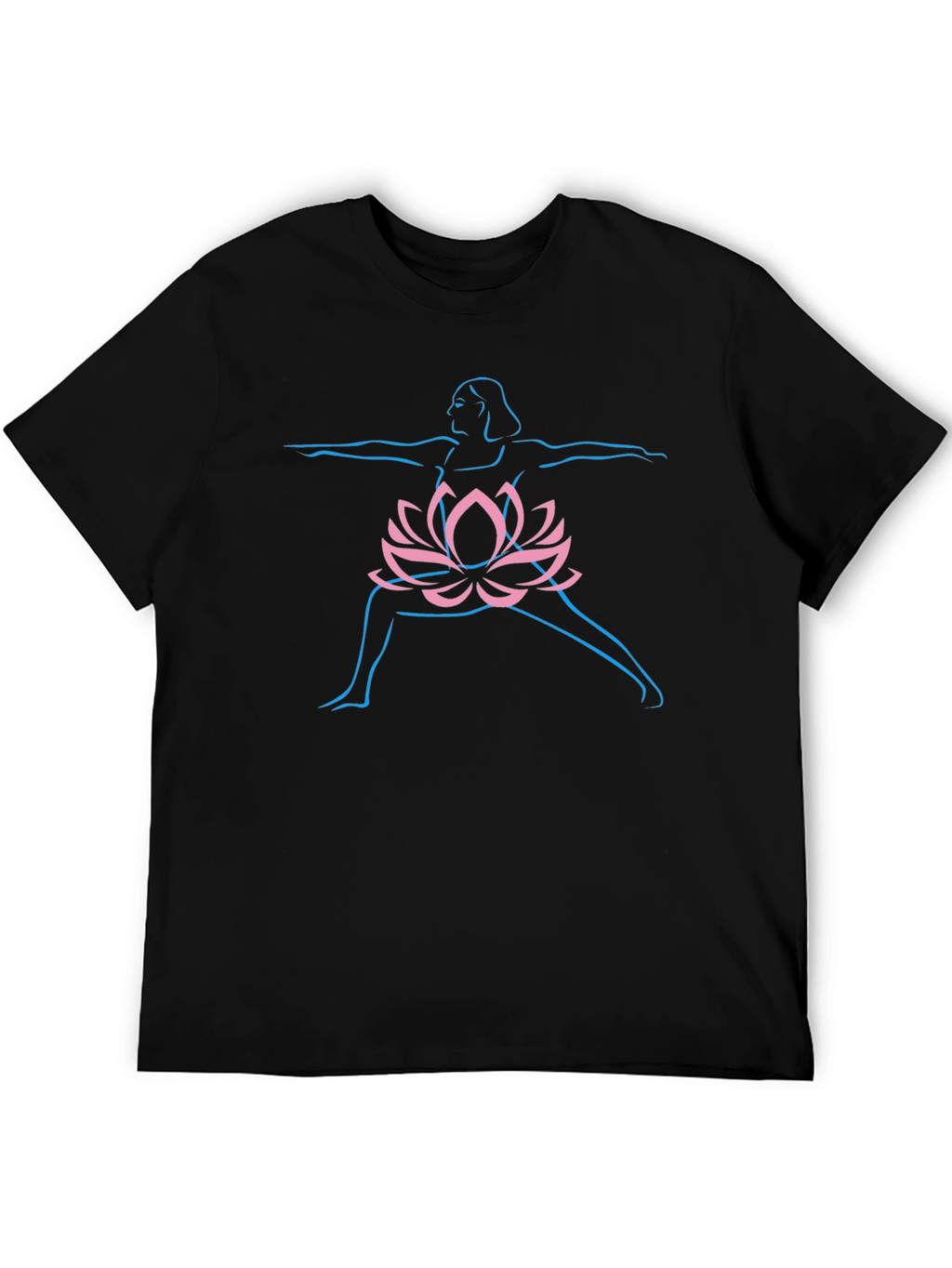 Yoga Lotus T-Shirt - Black