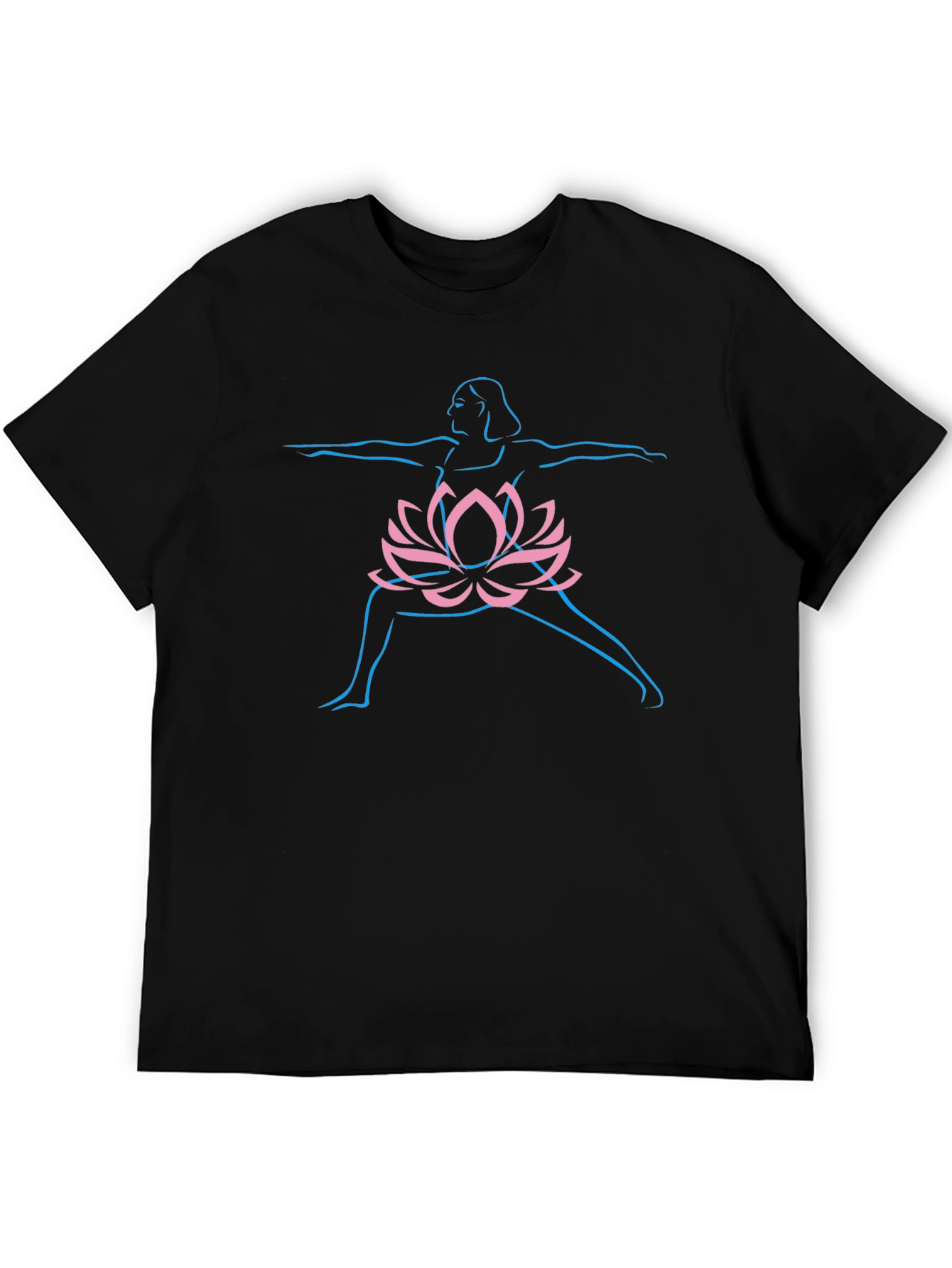 Yoga Lotus T-Shirt - Black