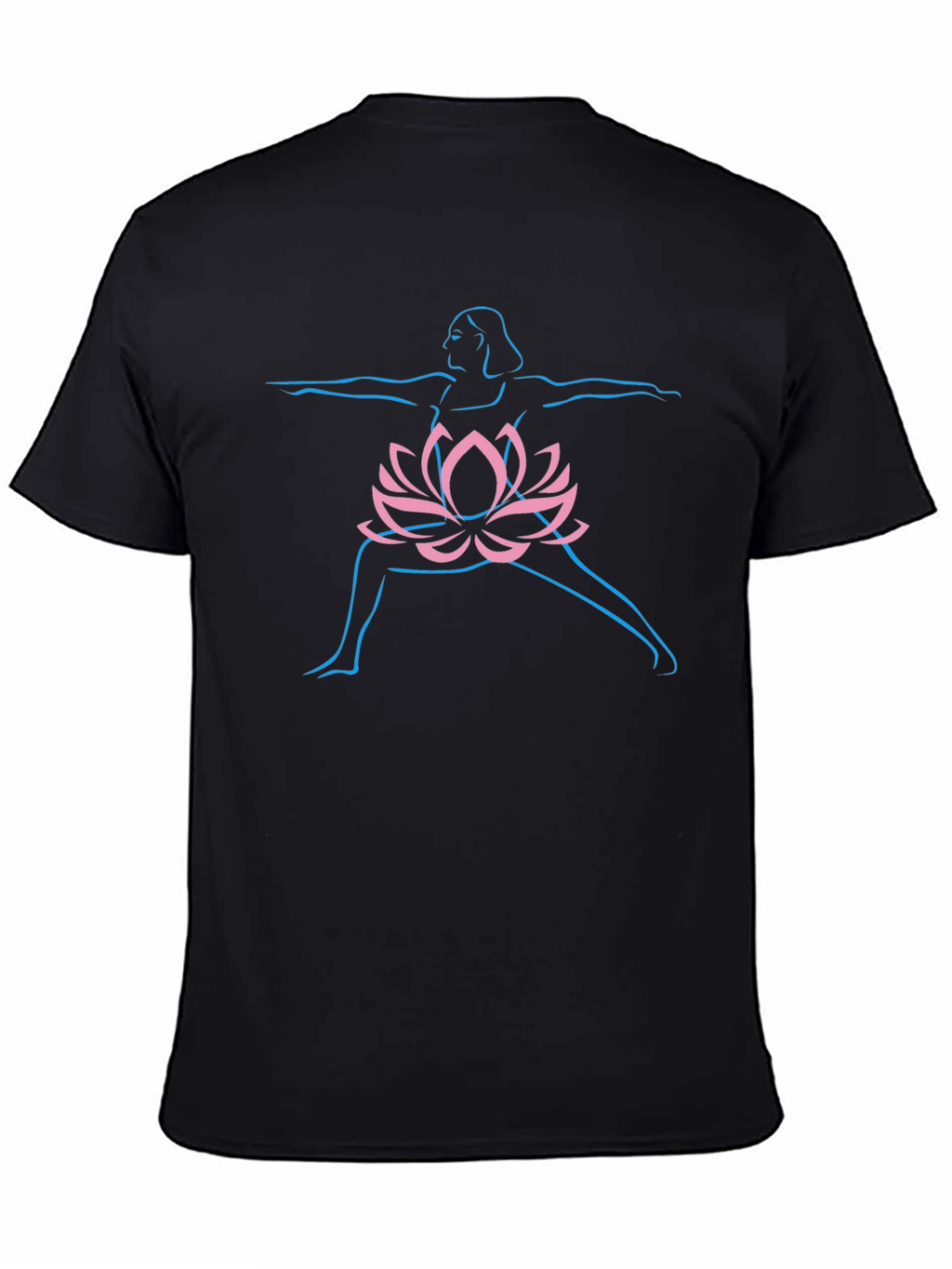Yoga Lotus T-Shirt - Black