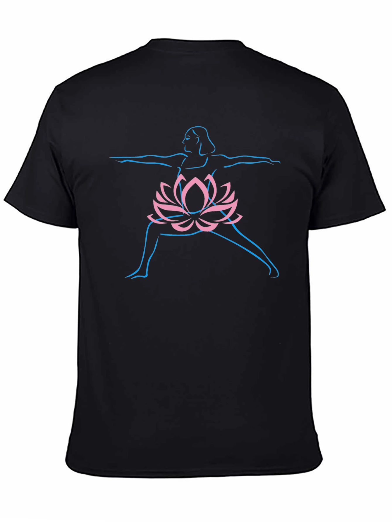 Yoga Lotus T-Shirt - Black