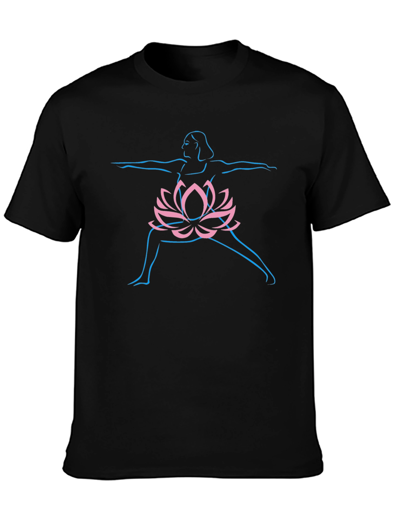 Yoga Lotus T-Shirt - Black