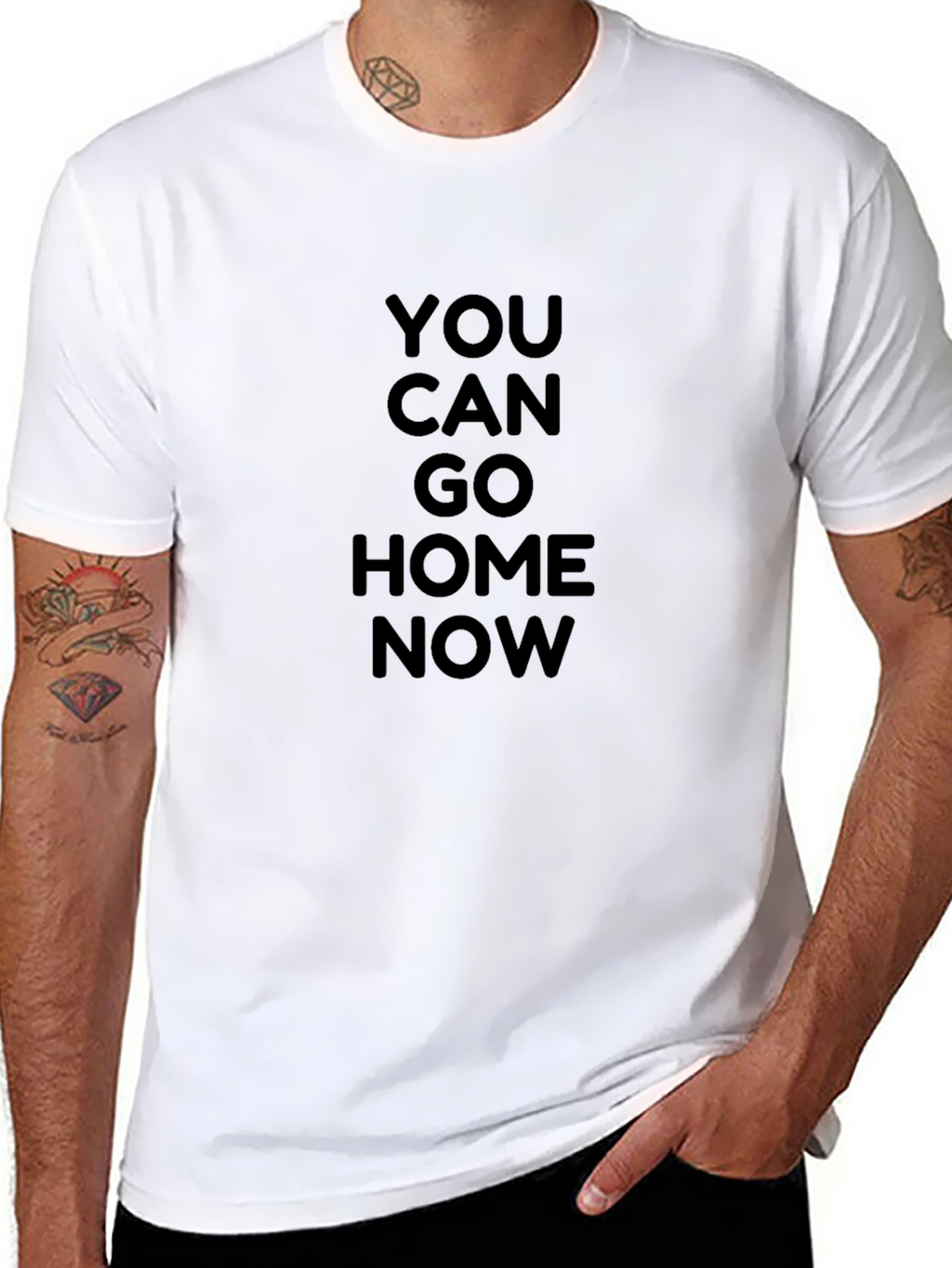 You Can Go Home Now Graphic Tee