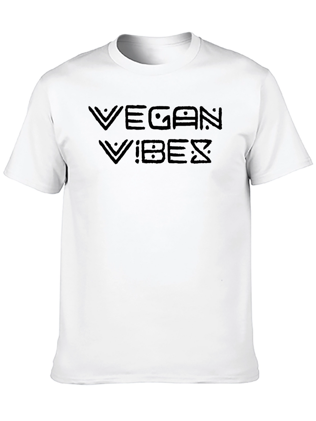 Vegan Vibes Black T-Shirt - Stylish & Comfortable