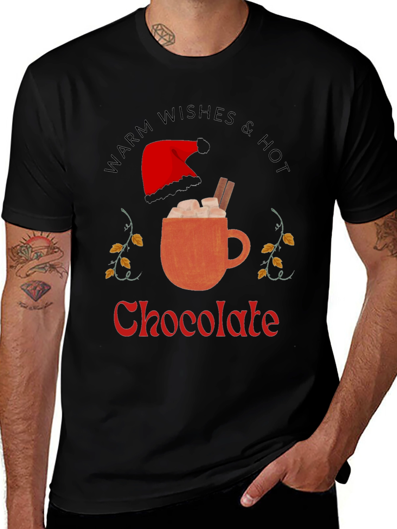 Warm Wishes & Hot Chocolate Graphic Tee
