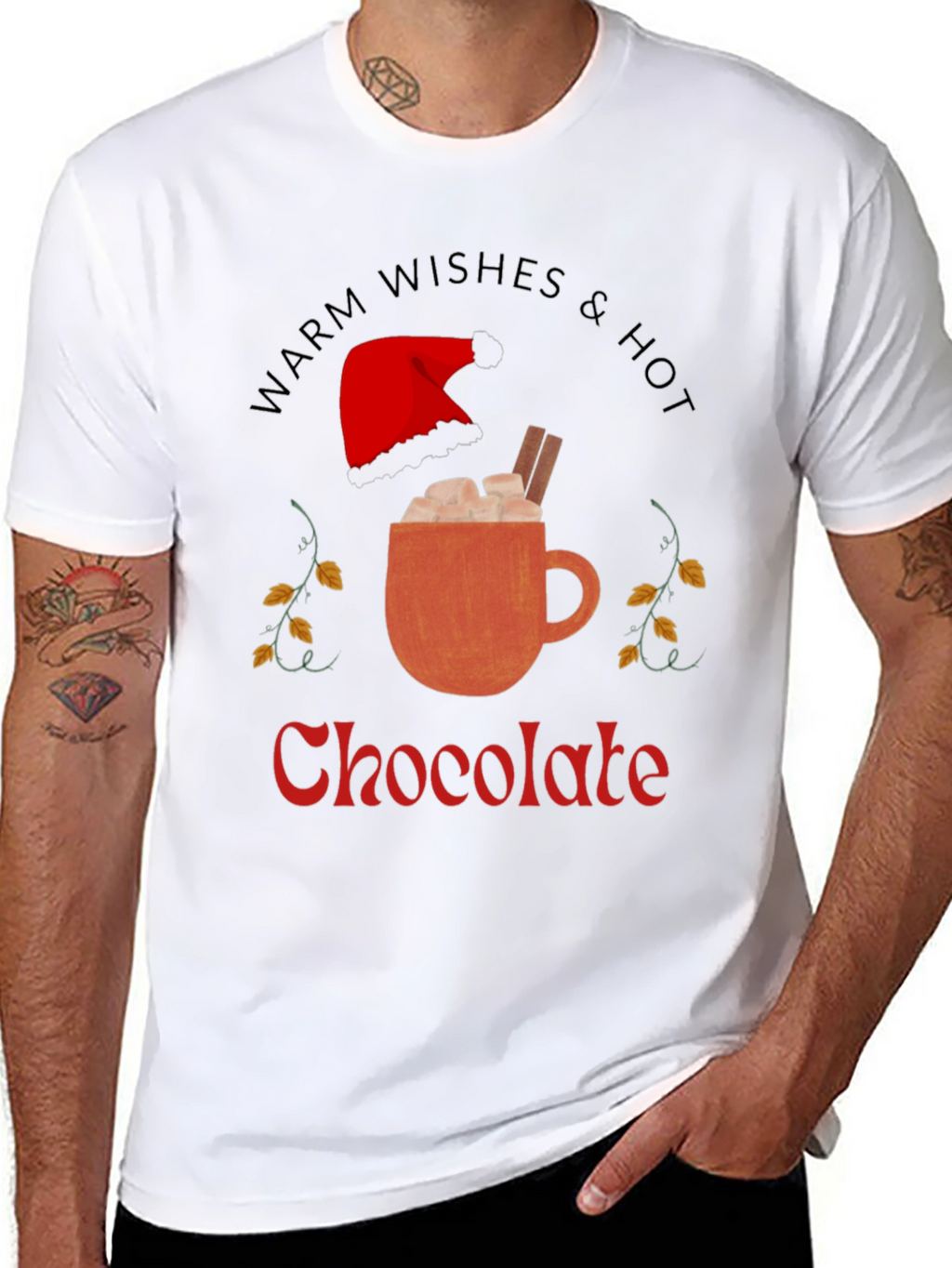 Warm Wishes & Hot Chocolate Graphic Tee