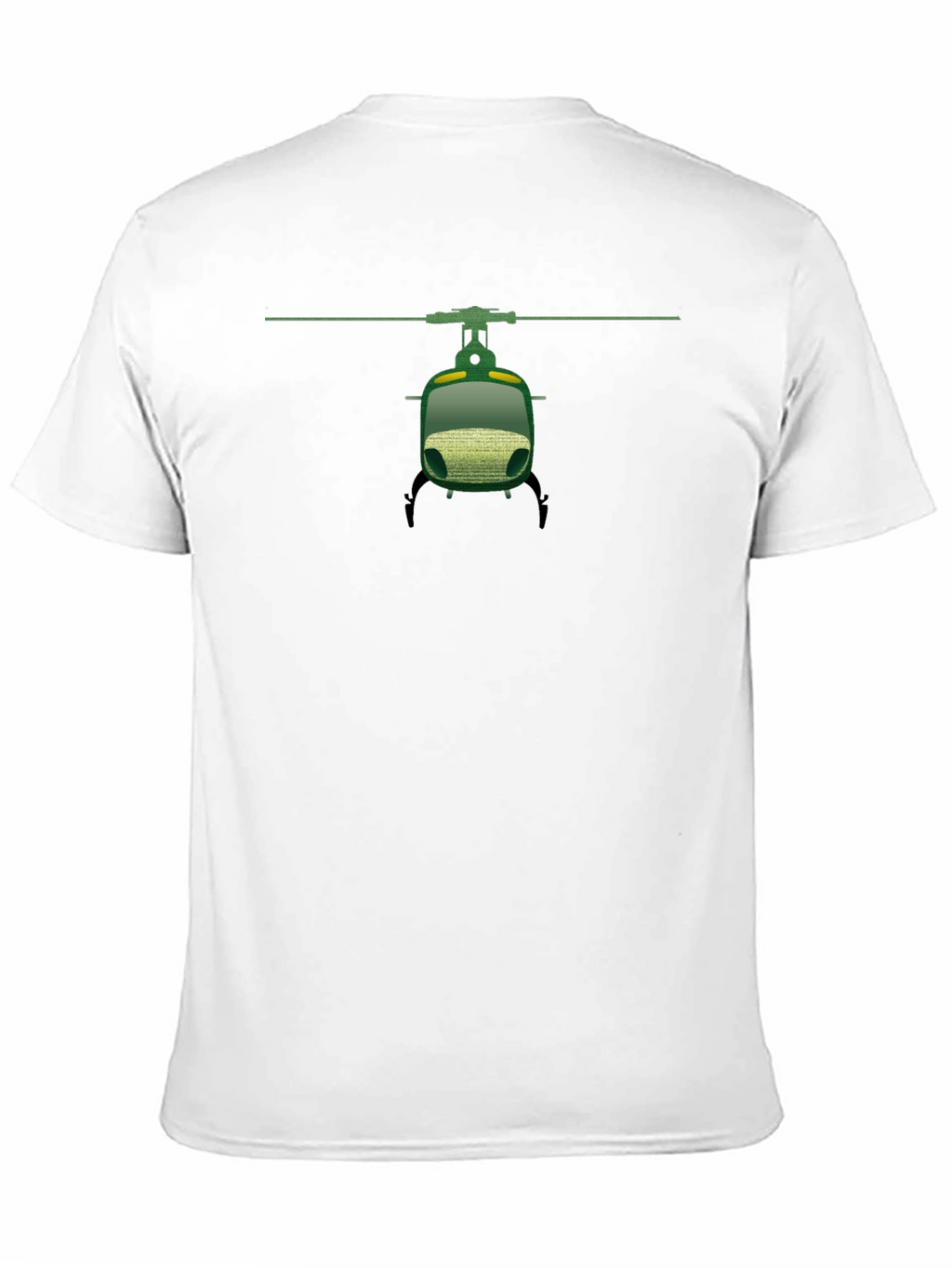 Helicopter Graphic T-Shirt - Black Cotton Tee
