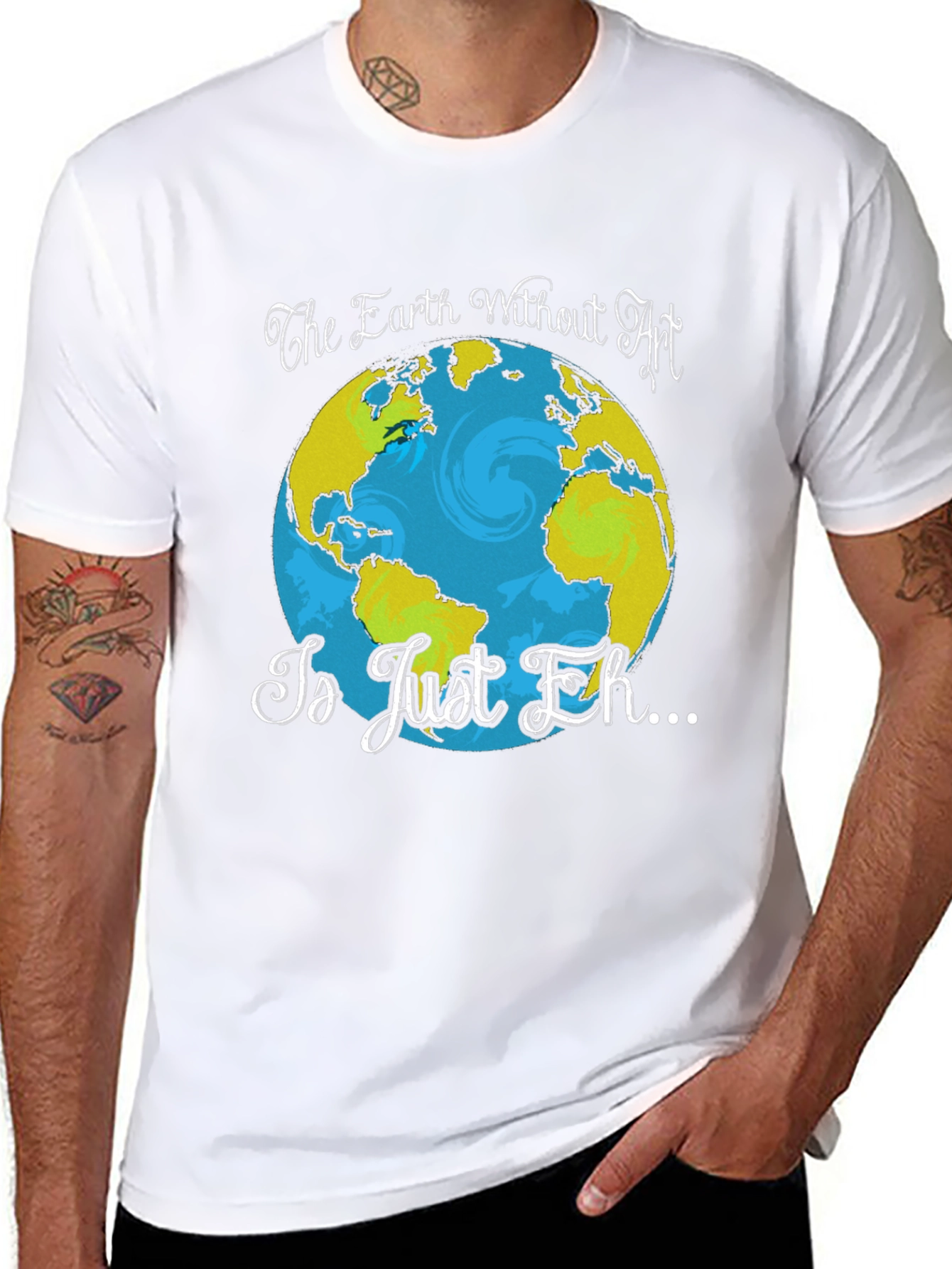 Art Lover T-Shirt - Earth Without Art Graphic Tee