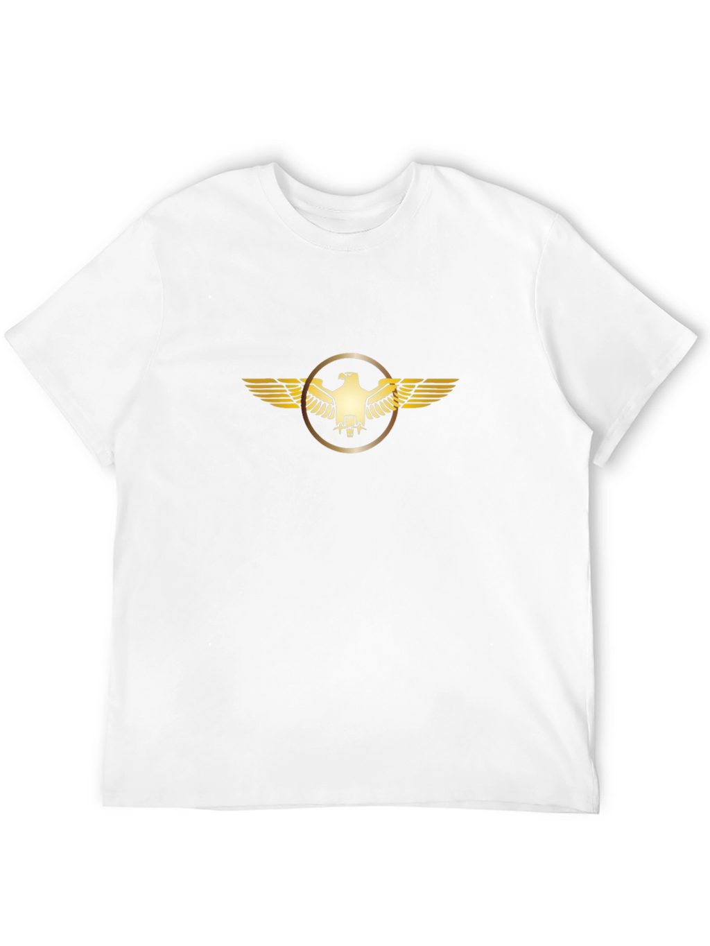 Golden Eagle Emblem Black T-Shirt