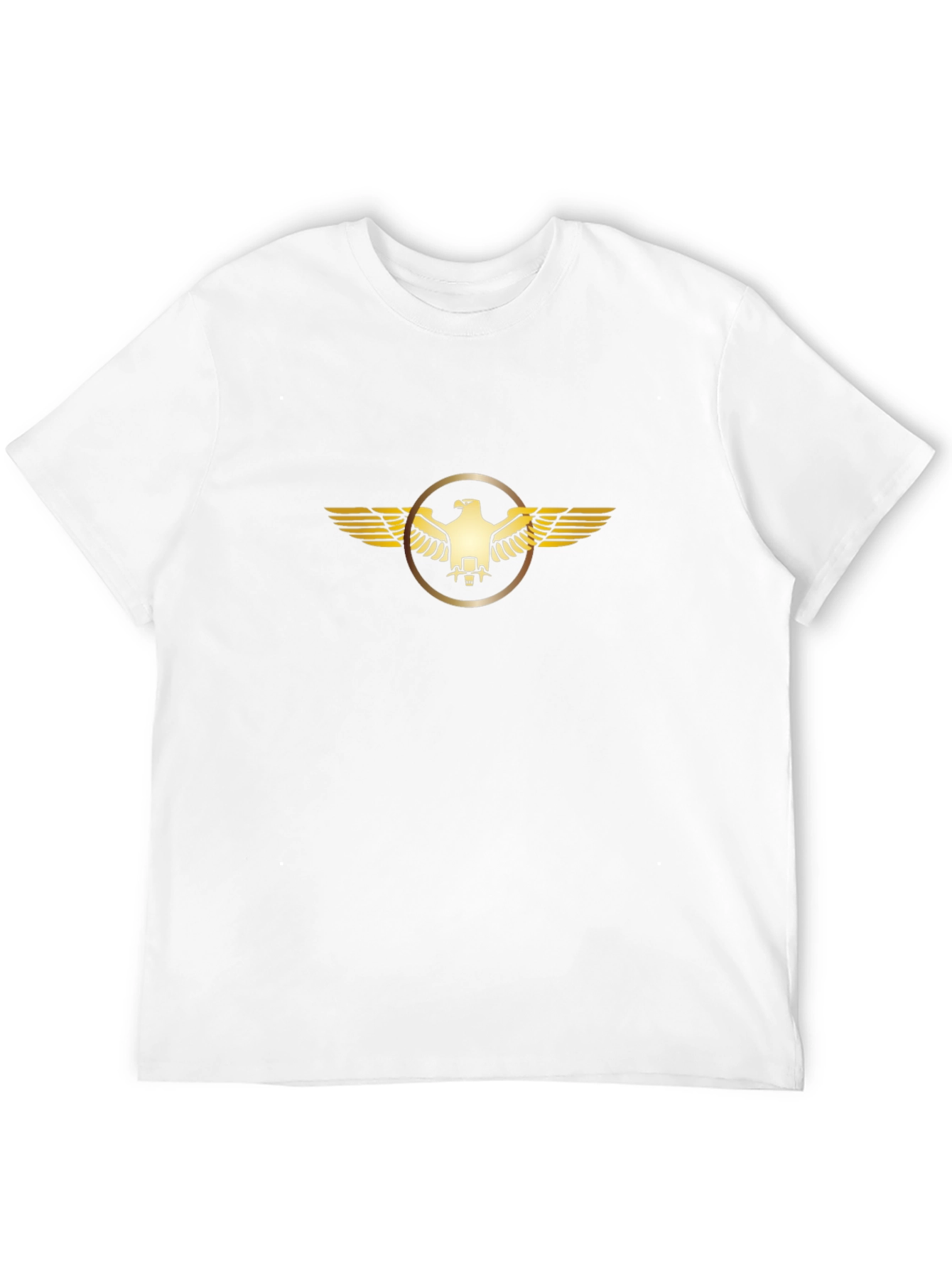 Golden Eagle Emblem Black T-Shirt