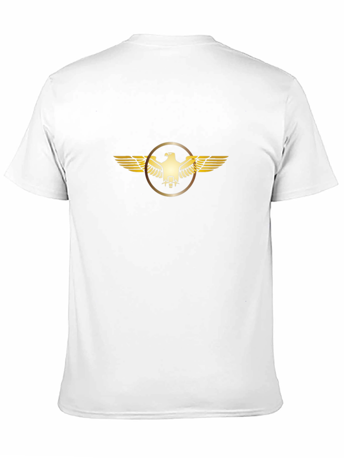 Golden Eagle Emblem Black T-Shirt