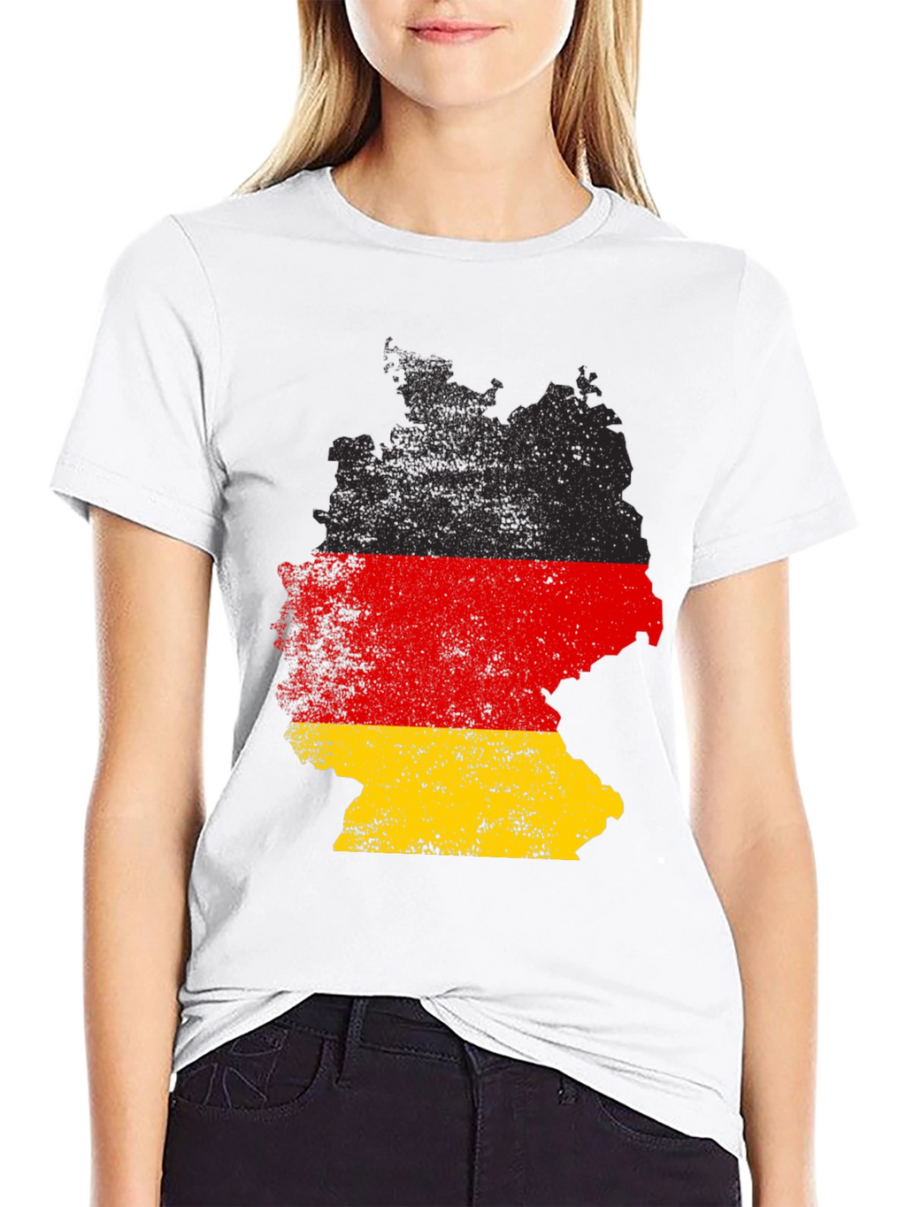 Germany Flag Map T-Shirt - Patriotic Graphic Tee