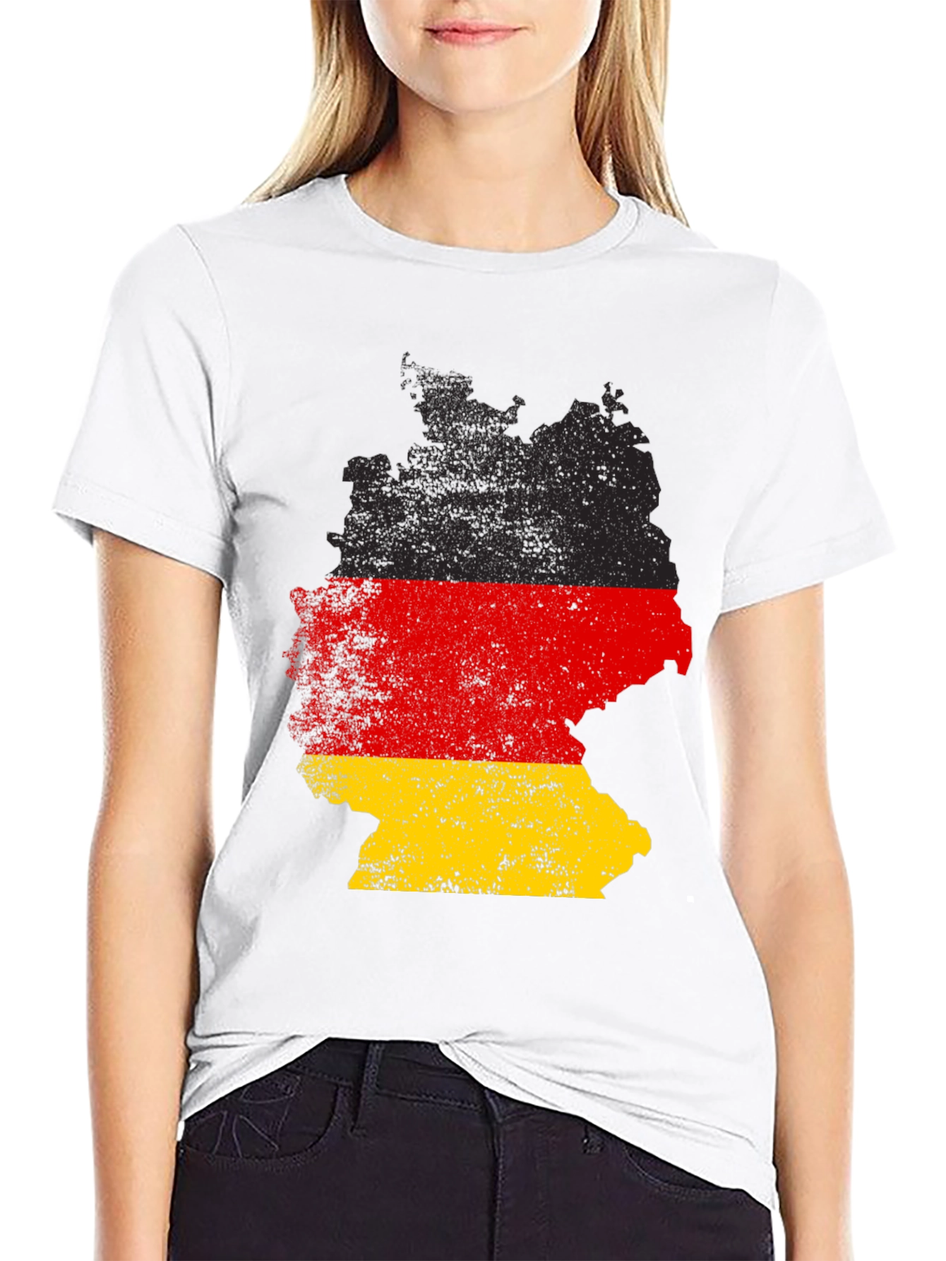 Germany Flag Map T-Shirt - Patriotic Graphic Tee