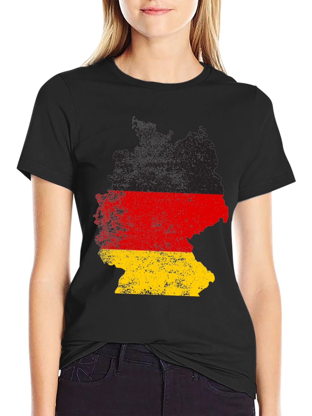Germany Flag Map T-Shirt - Patriotic Graphic Tee