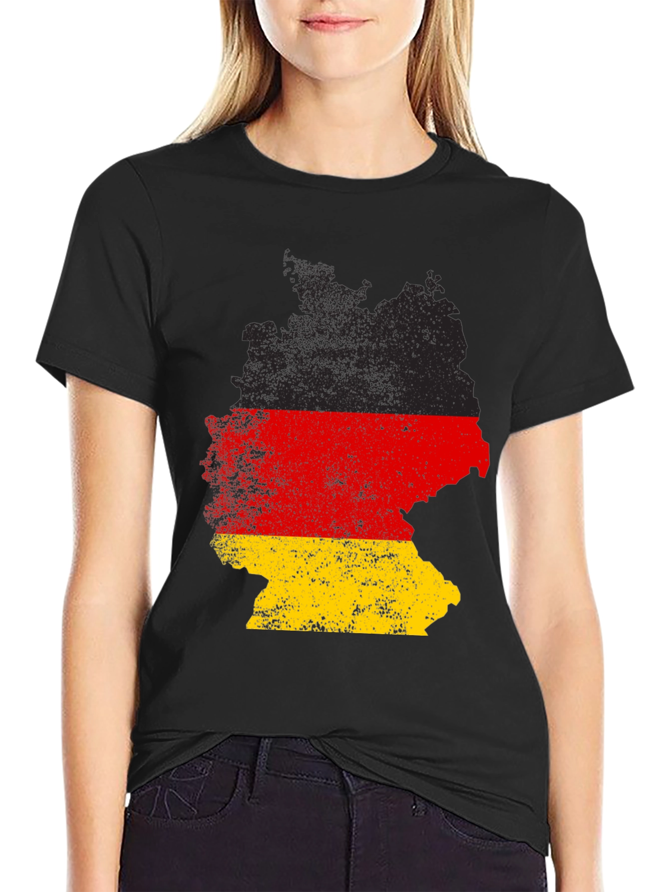 Germany Flag Map T-Shirt - Patriotic Graphic Tee
