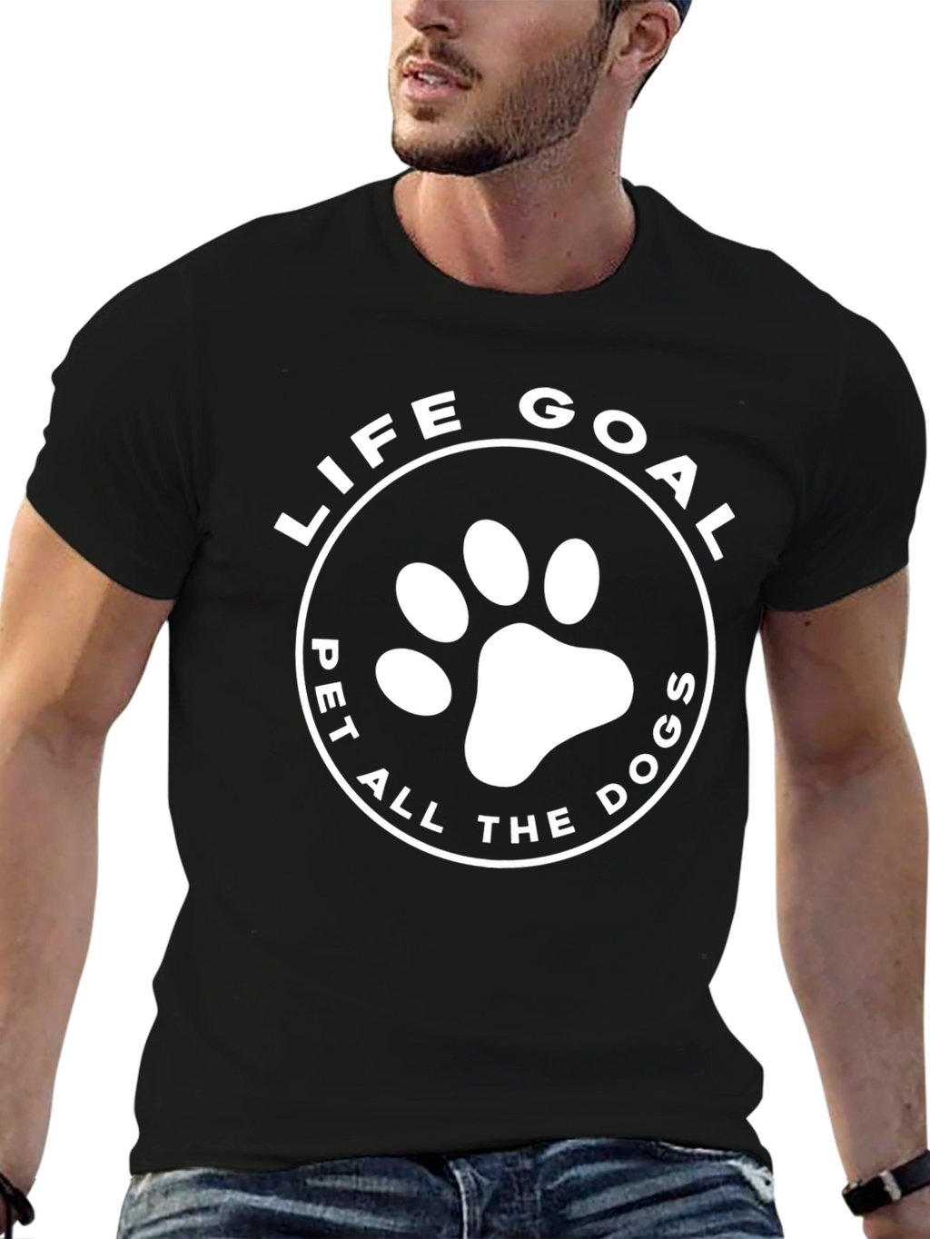 Life Goal Pet All the Dogs Graphic Tee