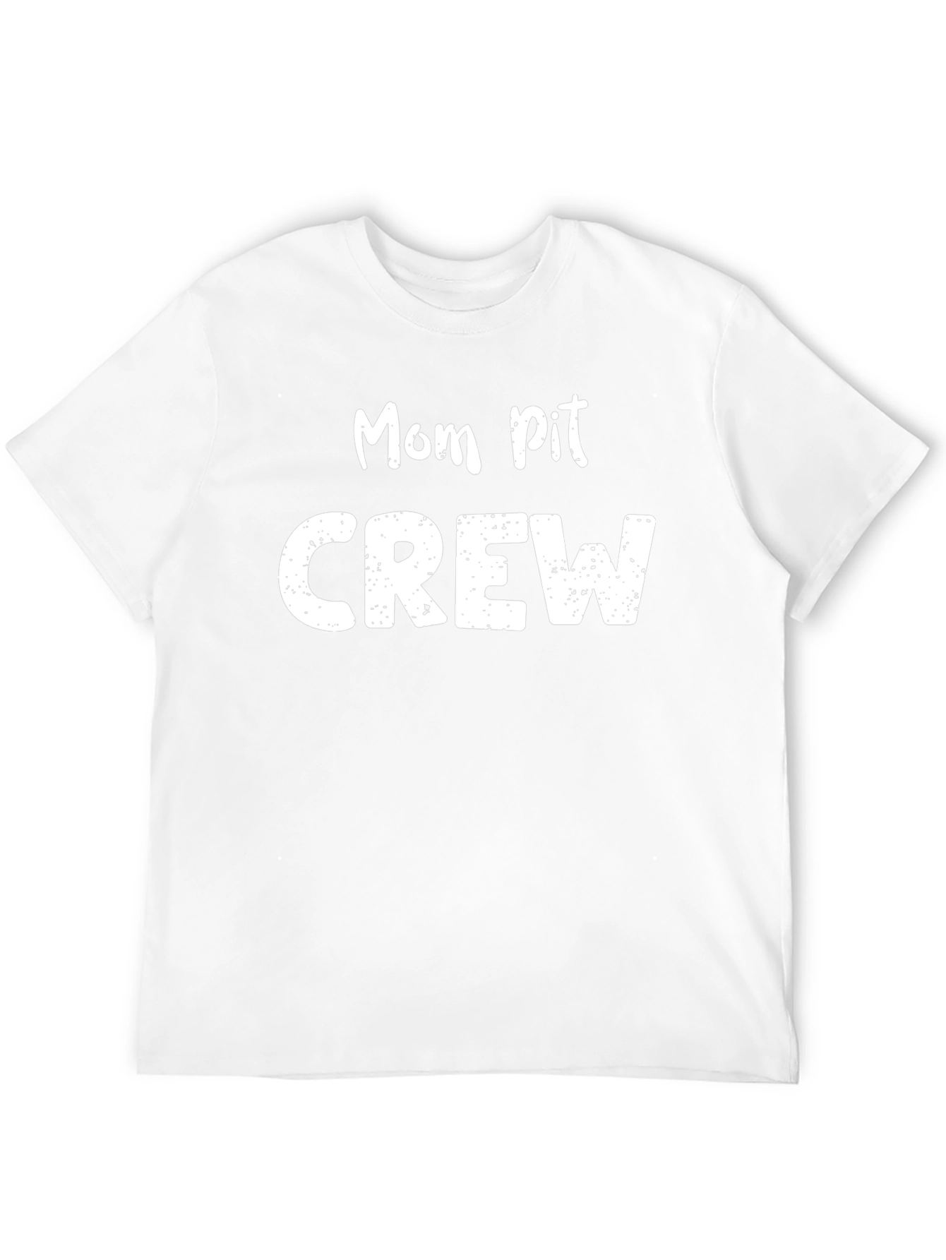 Mom Pit Crew Graphic Tee - Black