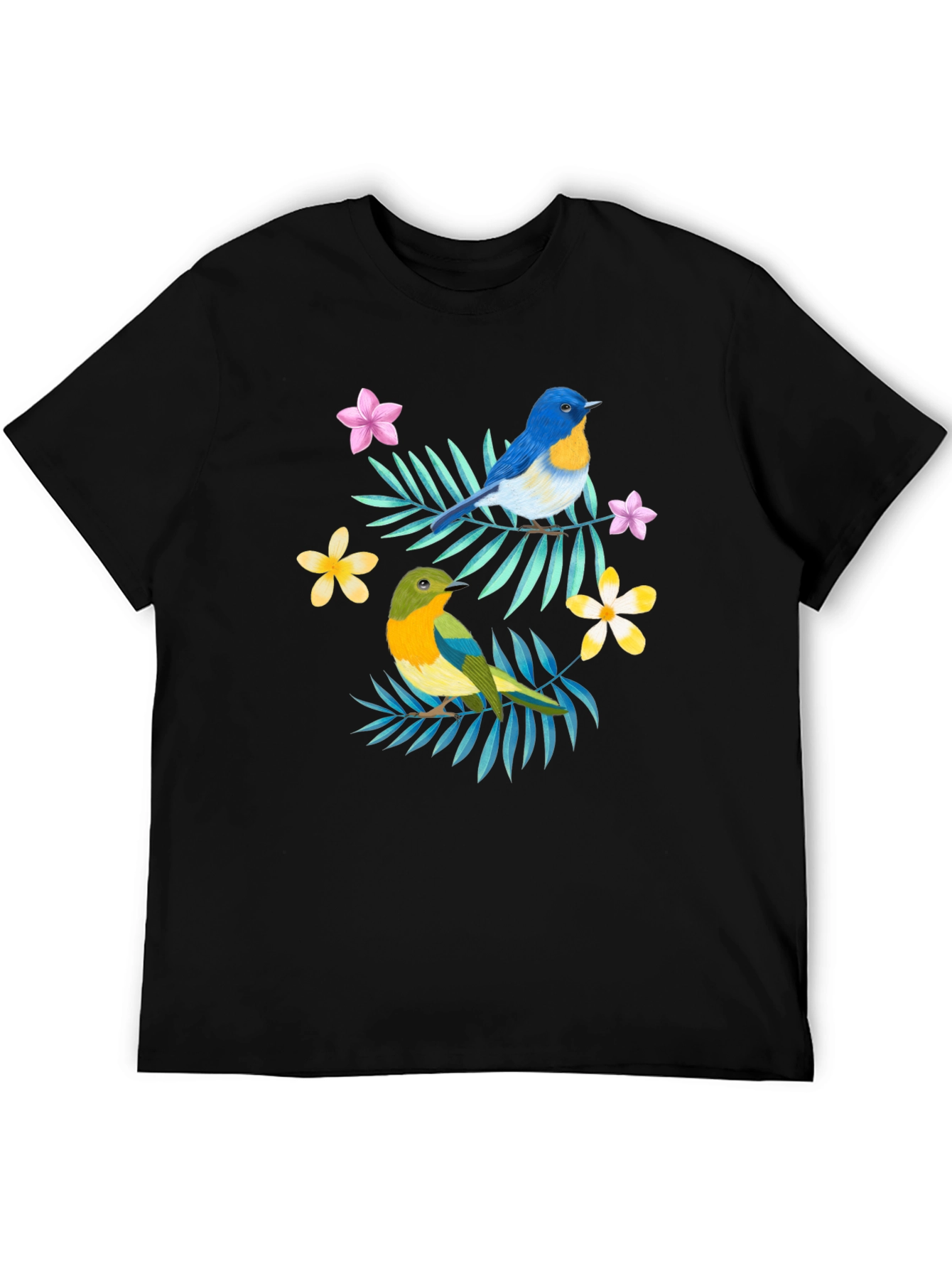 Tropical Bird Graphic Print Tee