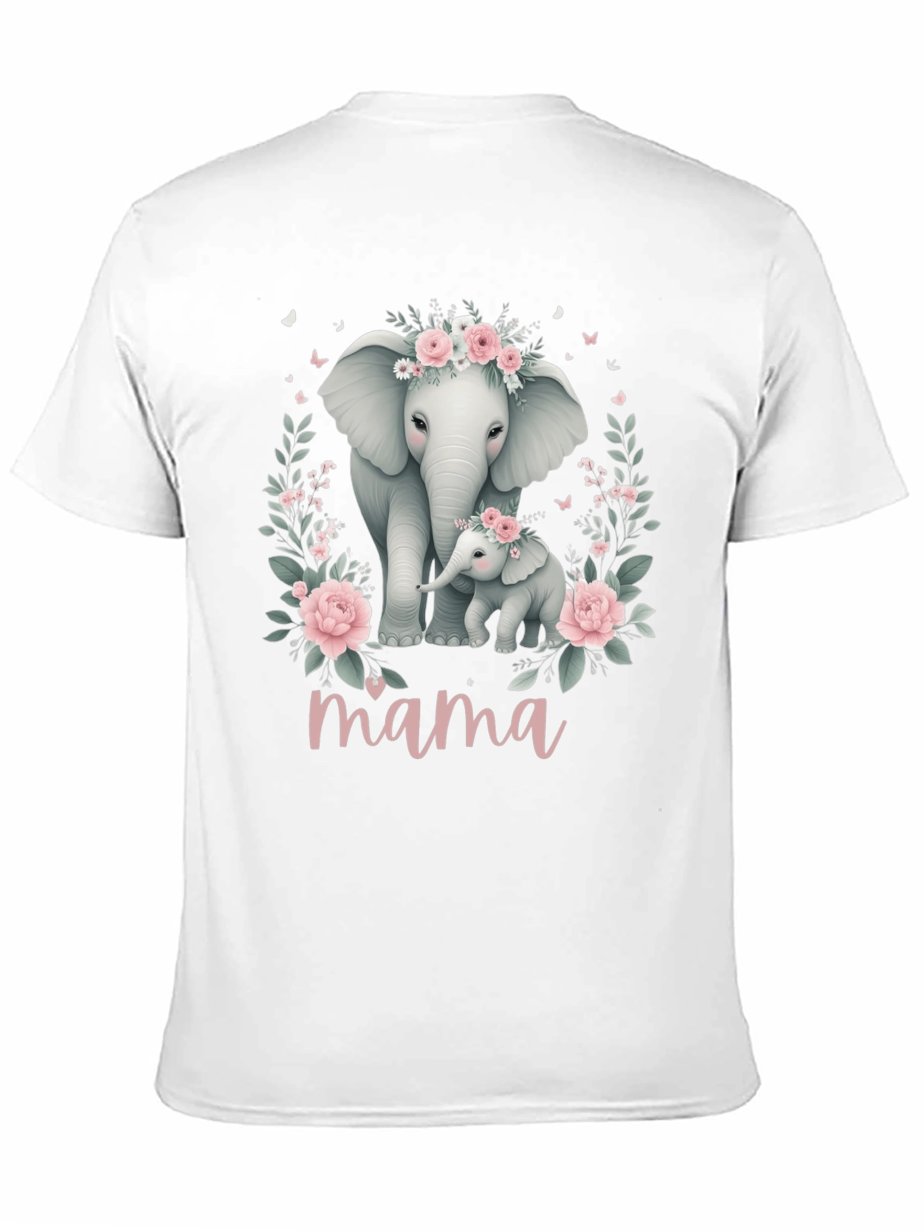 Mama Elephant Floral Tee
