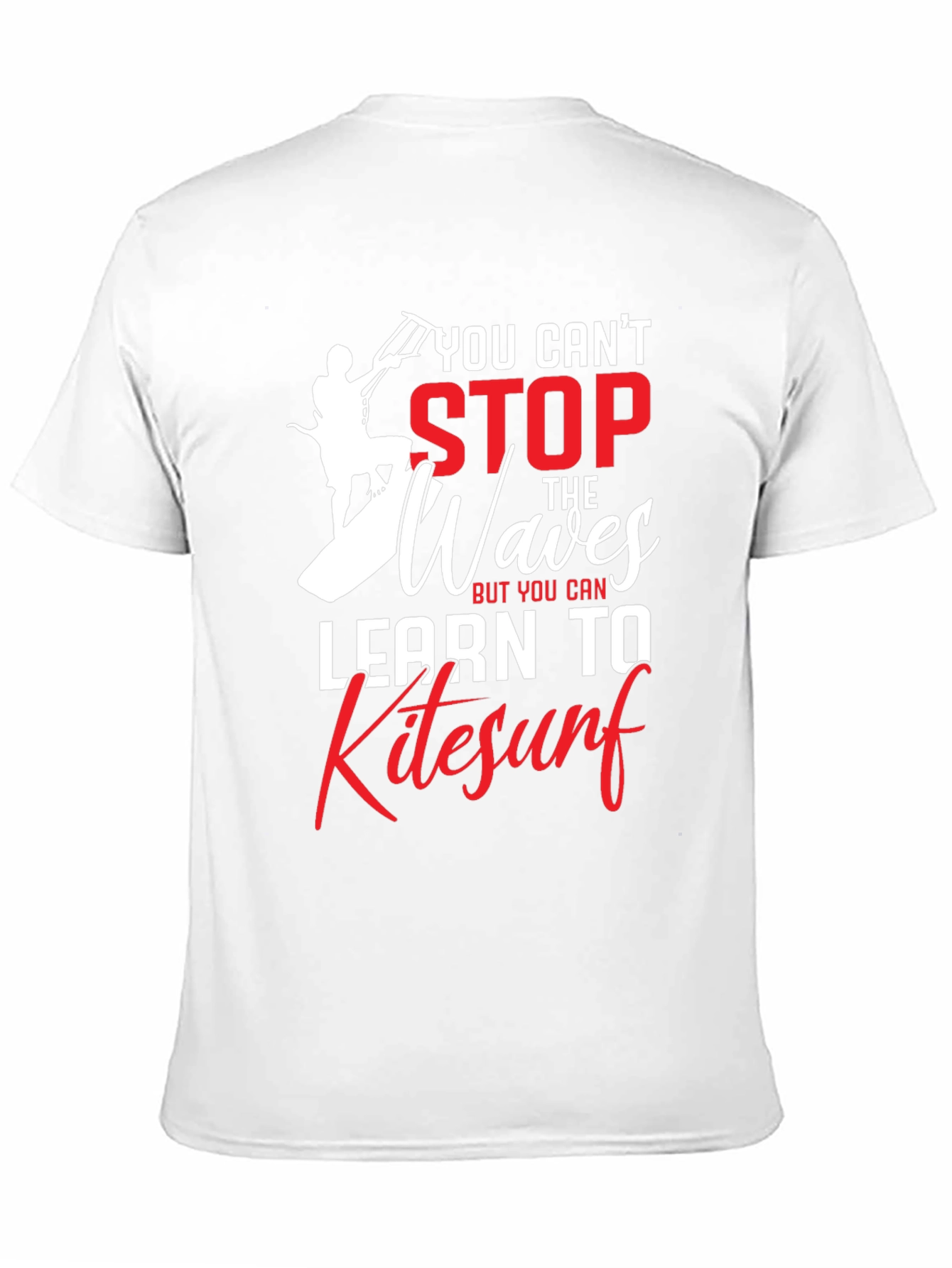 Kitesurf Graphic T-Shirt - You Cant Stop the Waves