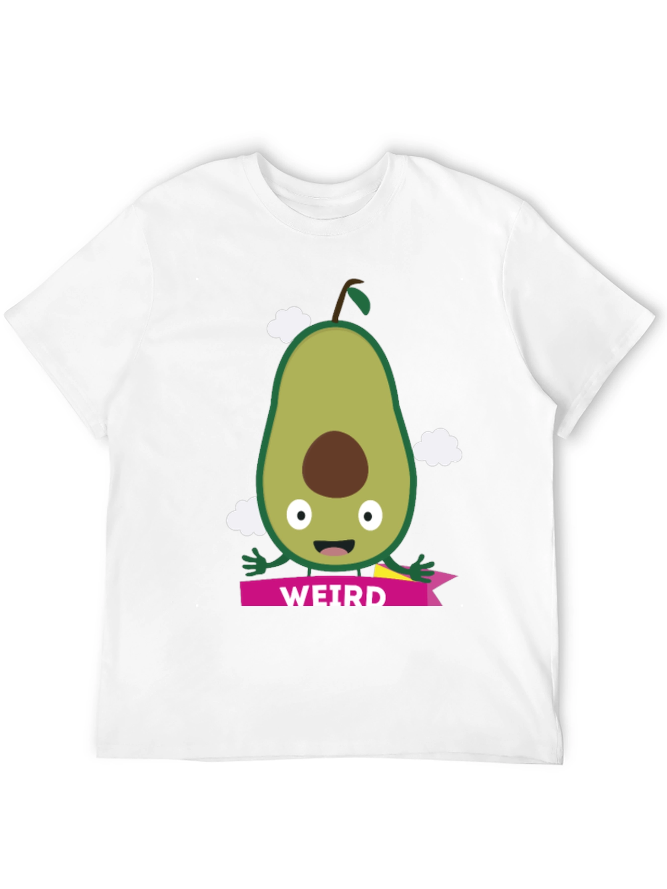 Weird Avocado Graphic Tee - Unisex Black T-Shirt